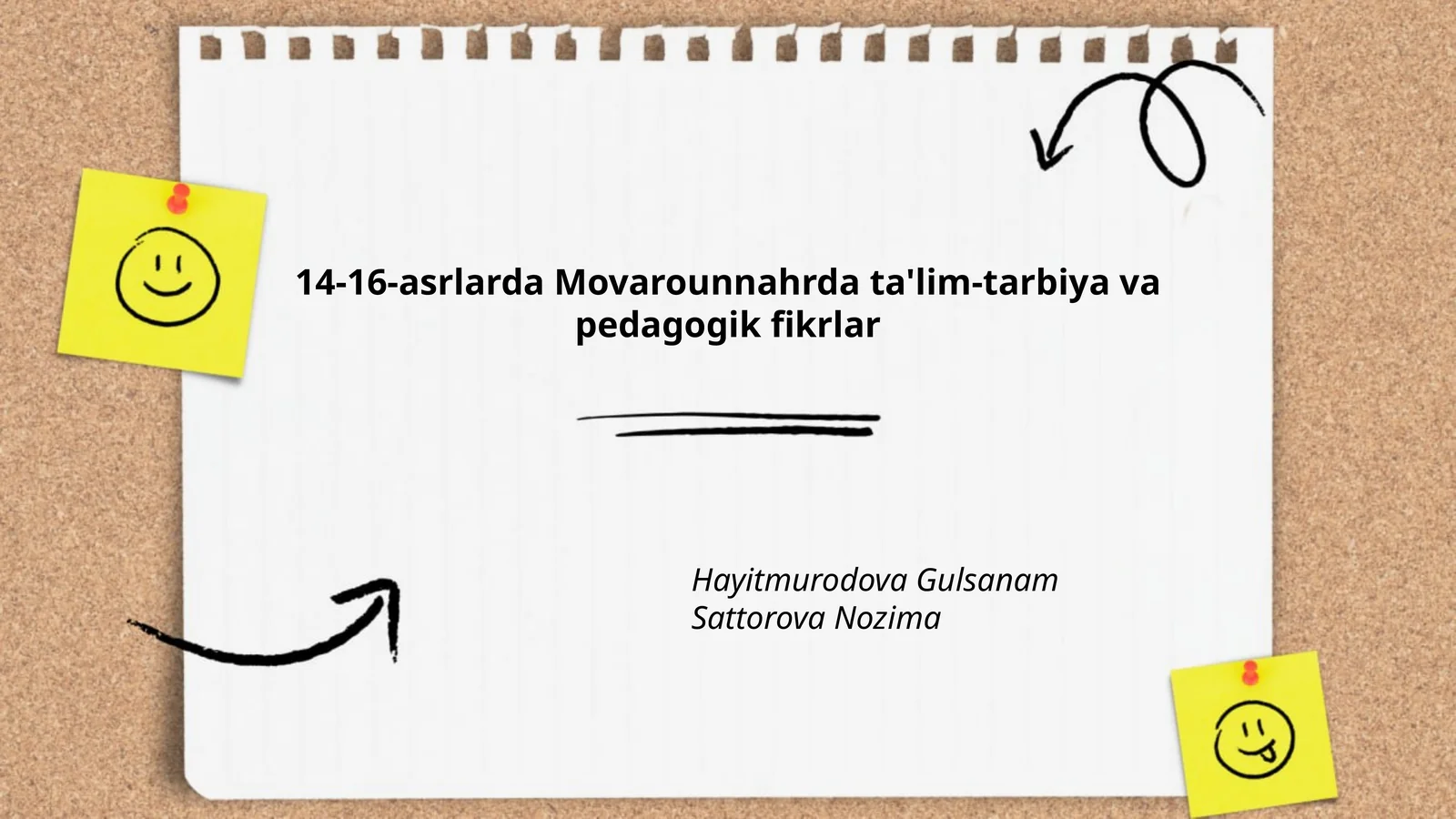 14-16-asrlarda Movarounnahrda ta'lim-tarbiya va pedagogik fikrlar