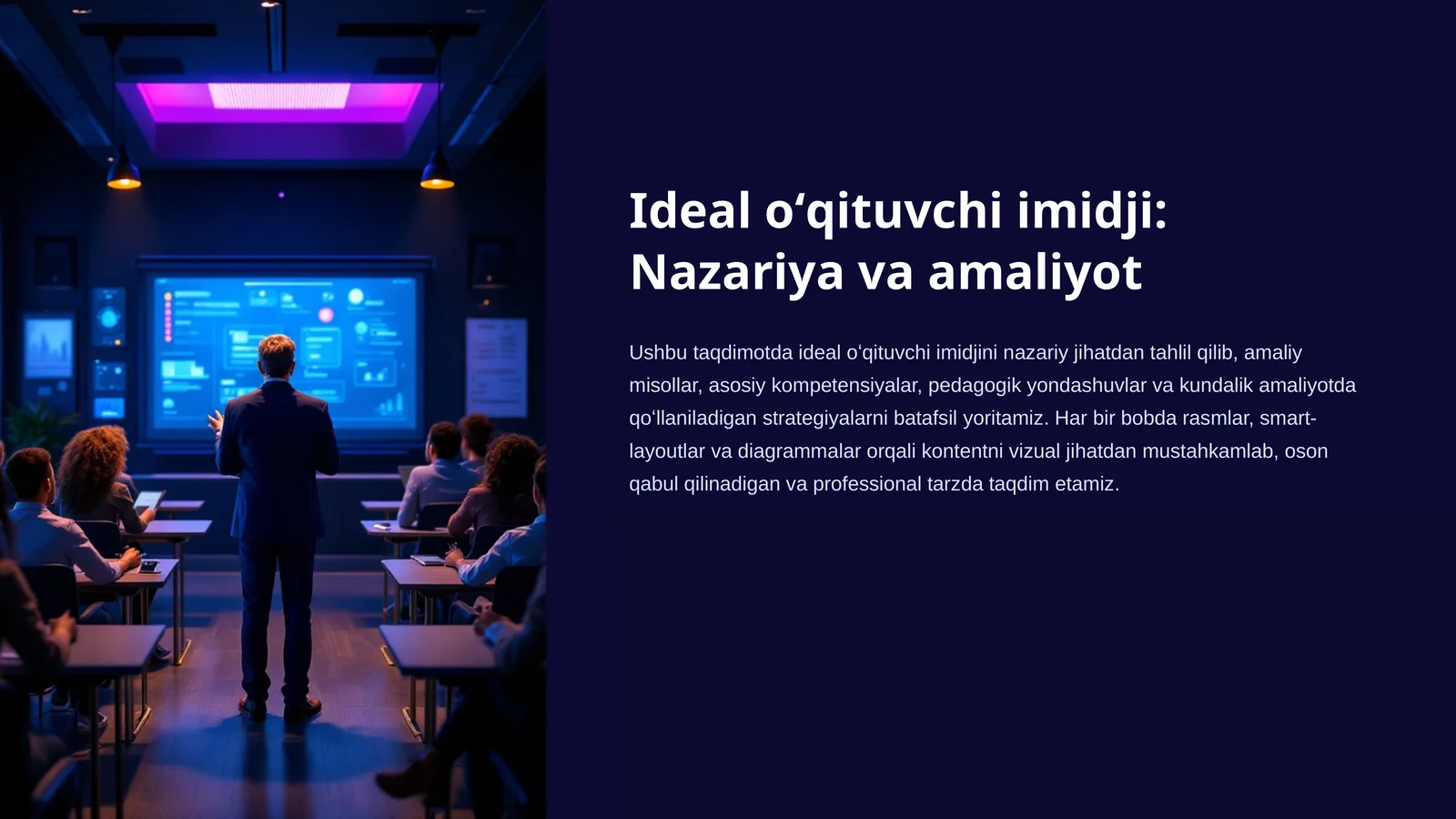 Ideal o'qituvchi imidji