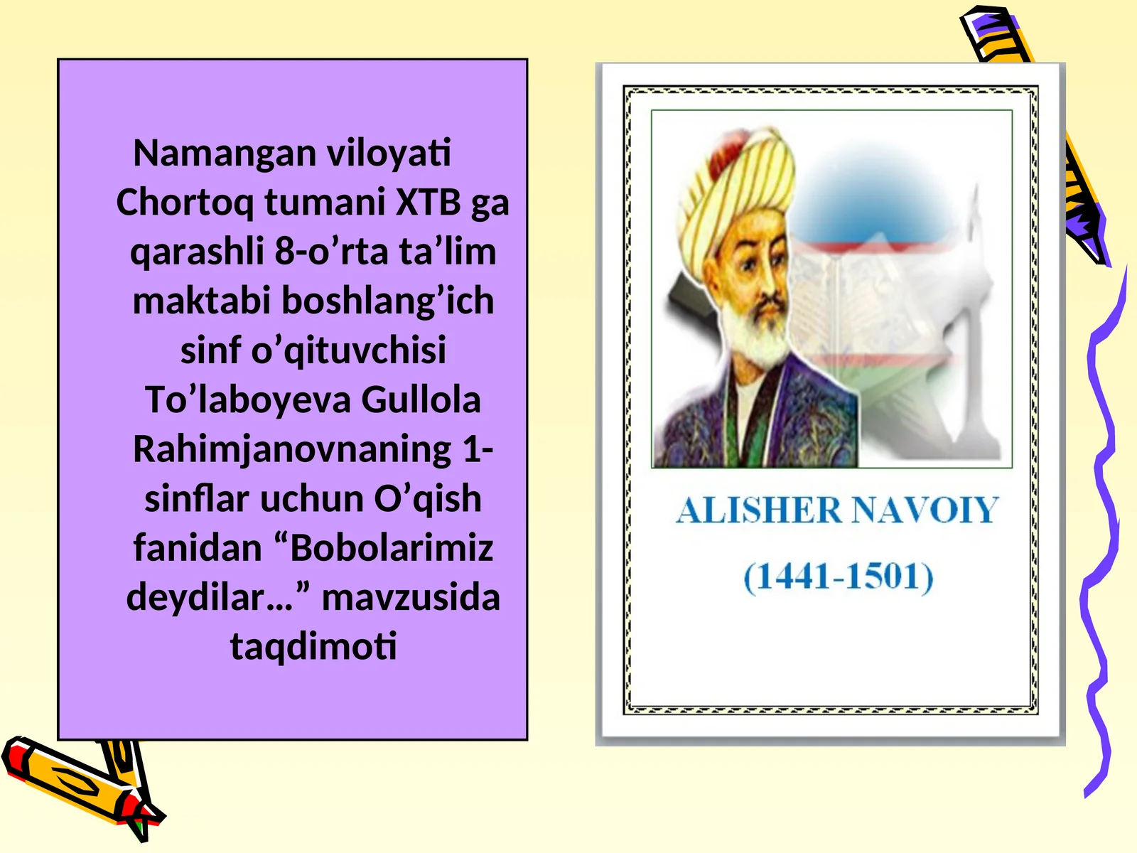 Bobolarimiz deydilar