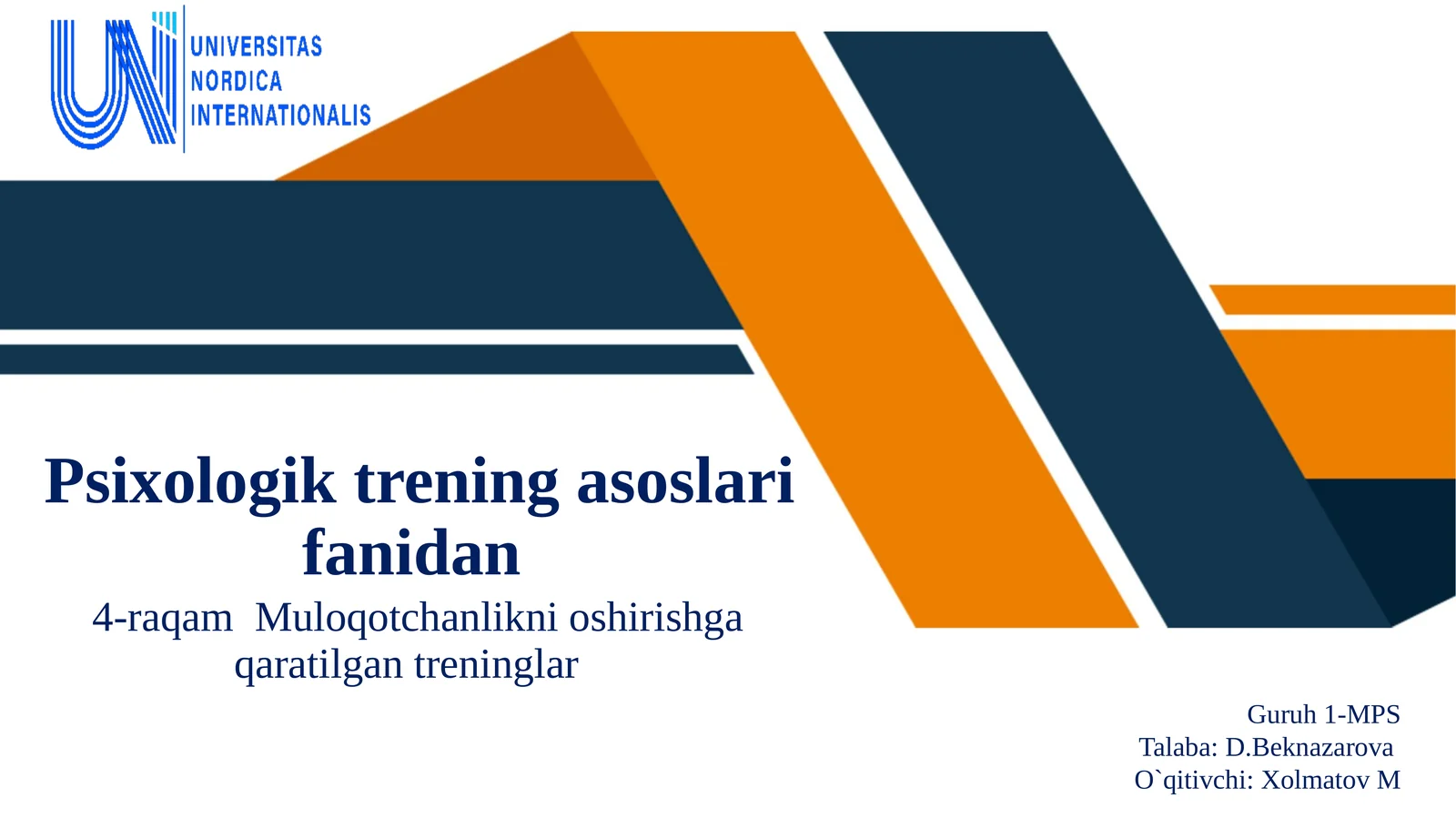 MULOQOTCHANLIK NING NAZARIY ASOSLARI VA AHAMIYATI