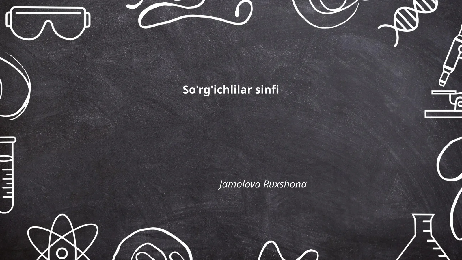 So'rg'ichlilar sinfi