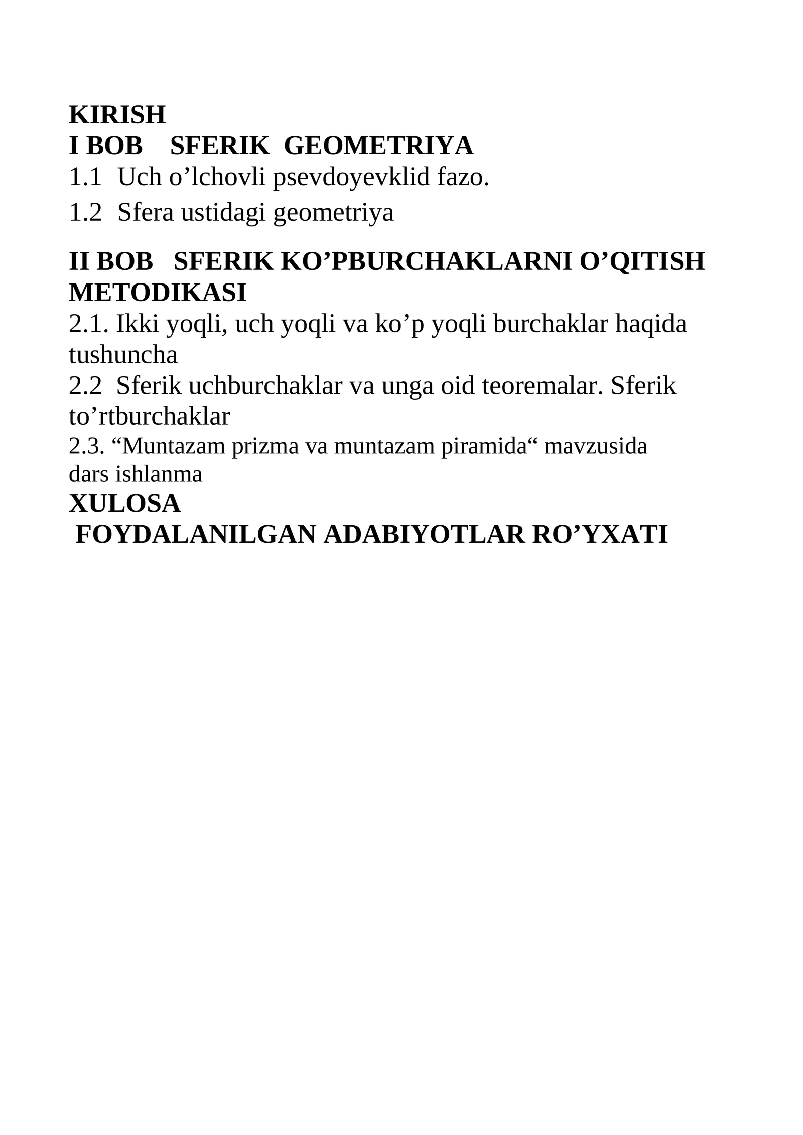 Muntazam prizma va muntazam piramida