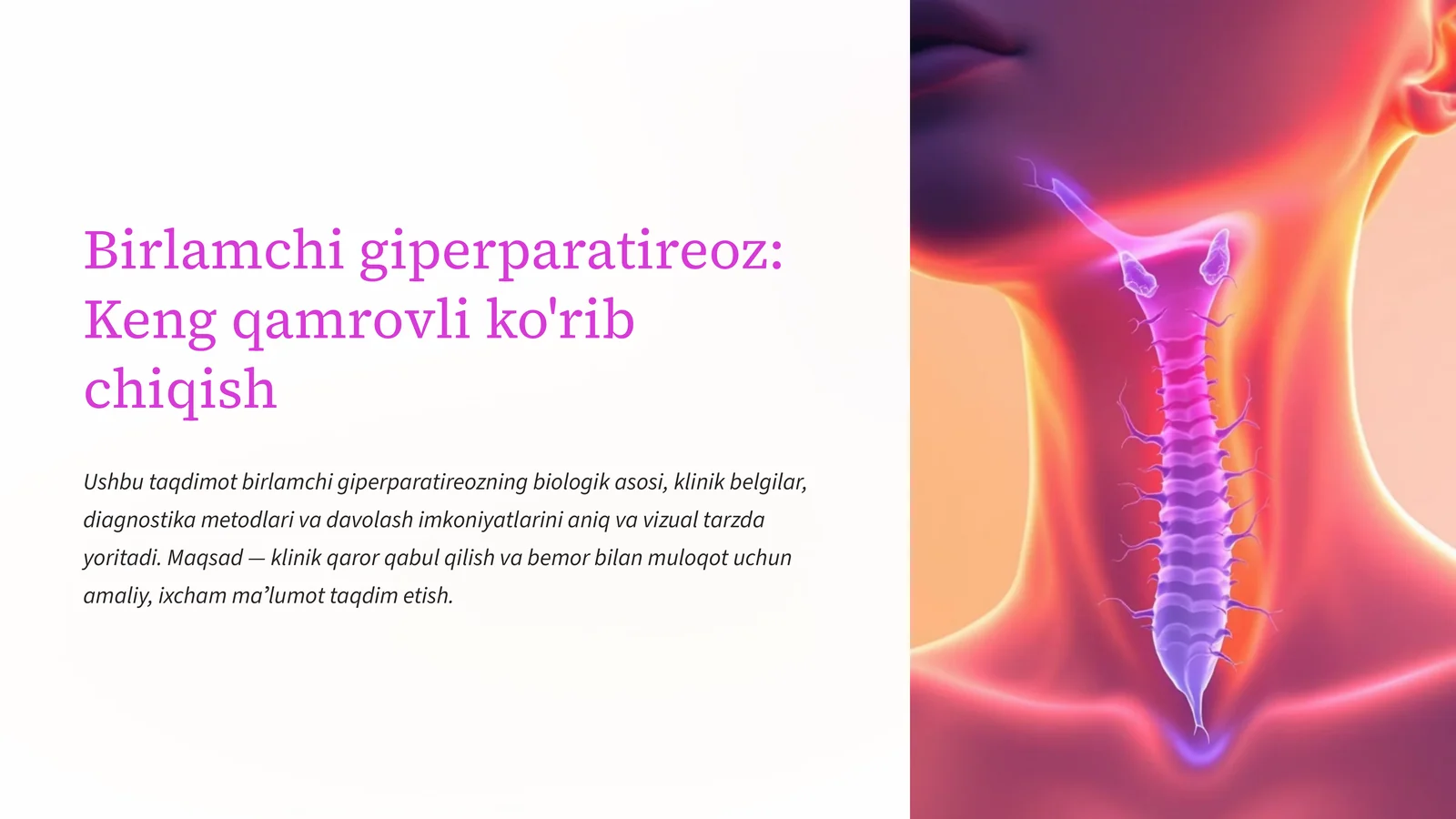 Birlamchi giperparatireoz: Keng qamrovli ko'rib chiqish