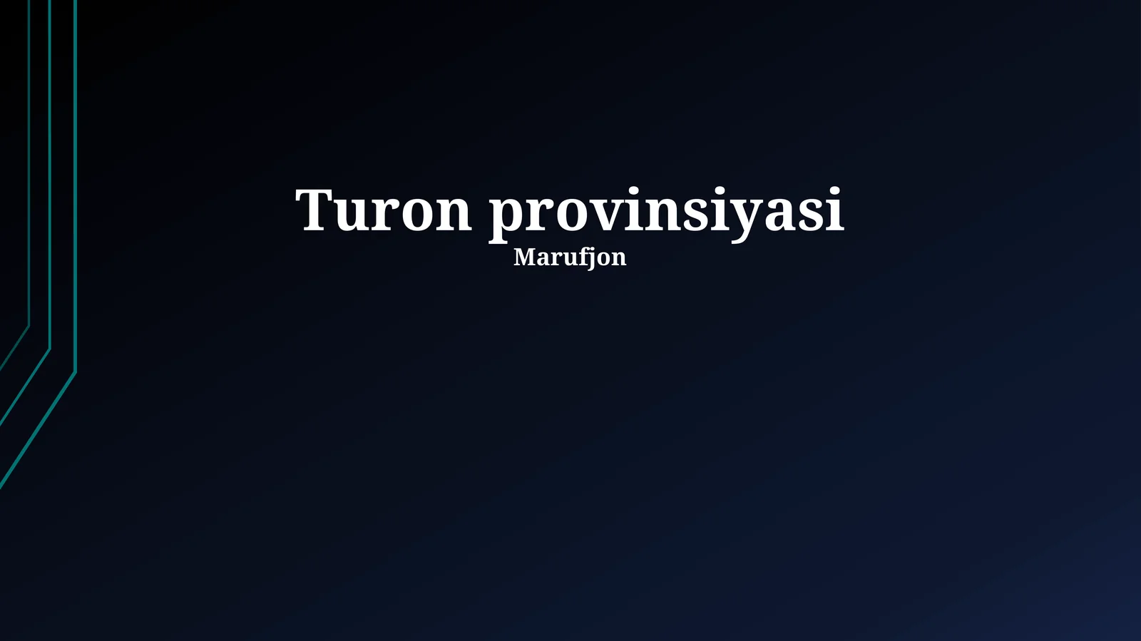 Turon provinsiyasi
