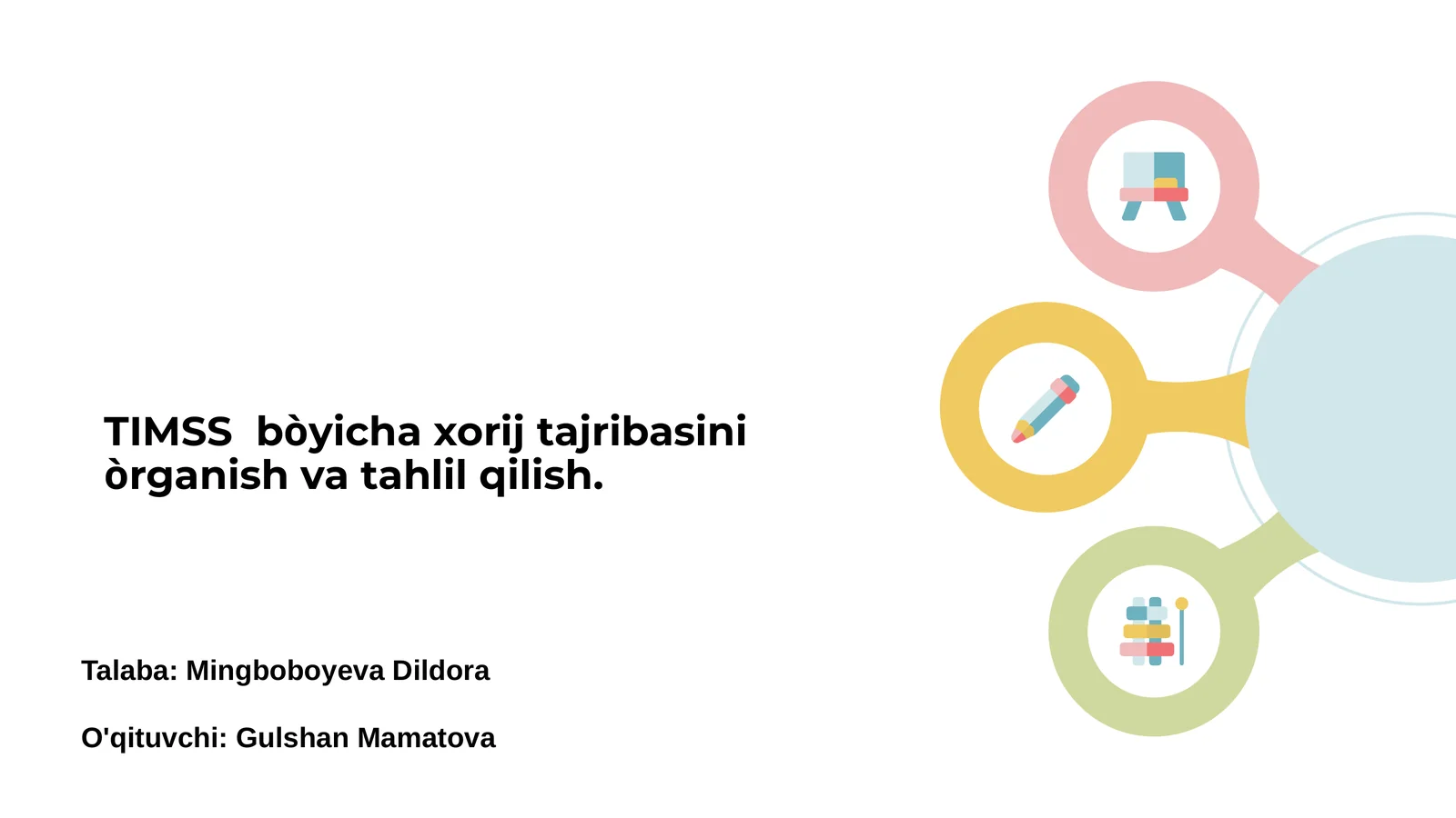 TIMSS haqida umumiy ma’lumot
