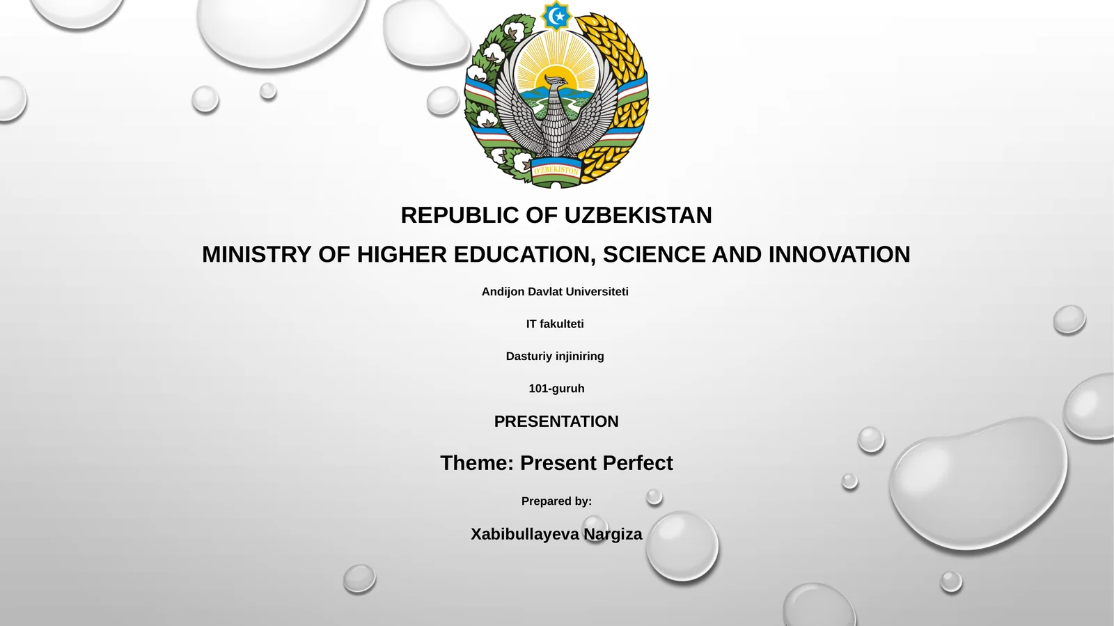 IT fakulteti - Dasturiy injiniring - Presentation