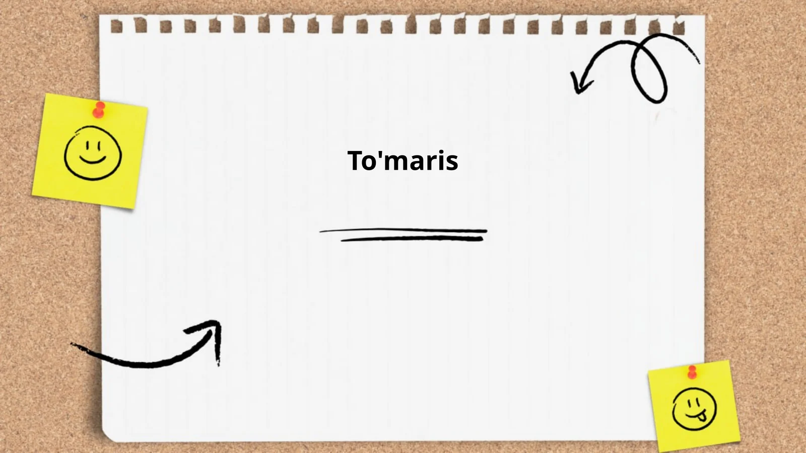 Tomaris Rasm To'maris