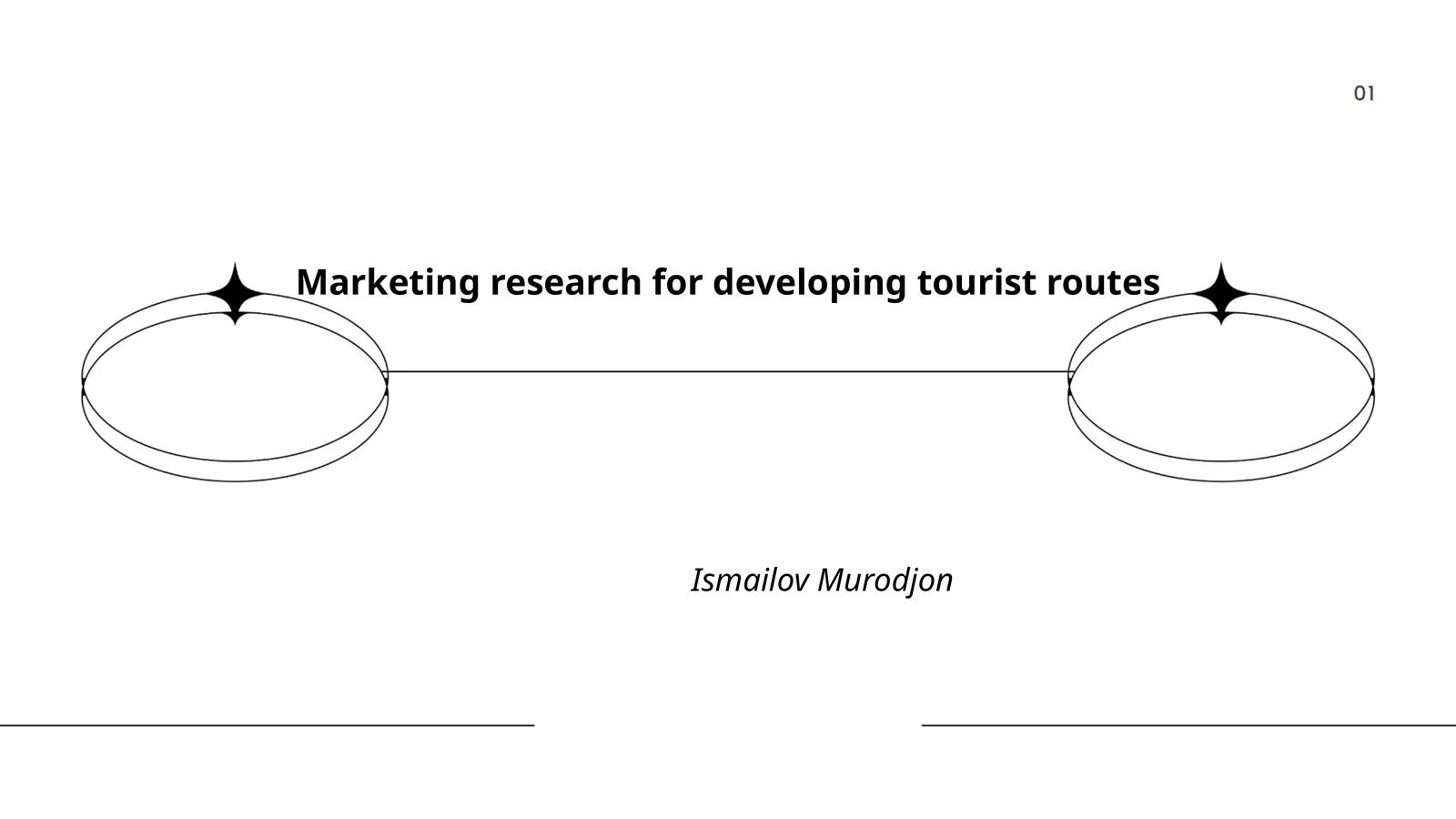 Marketing research for developing tourist routes