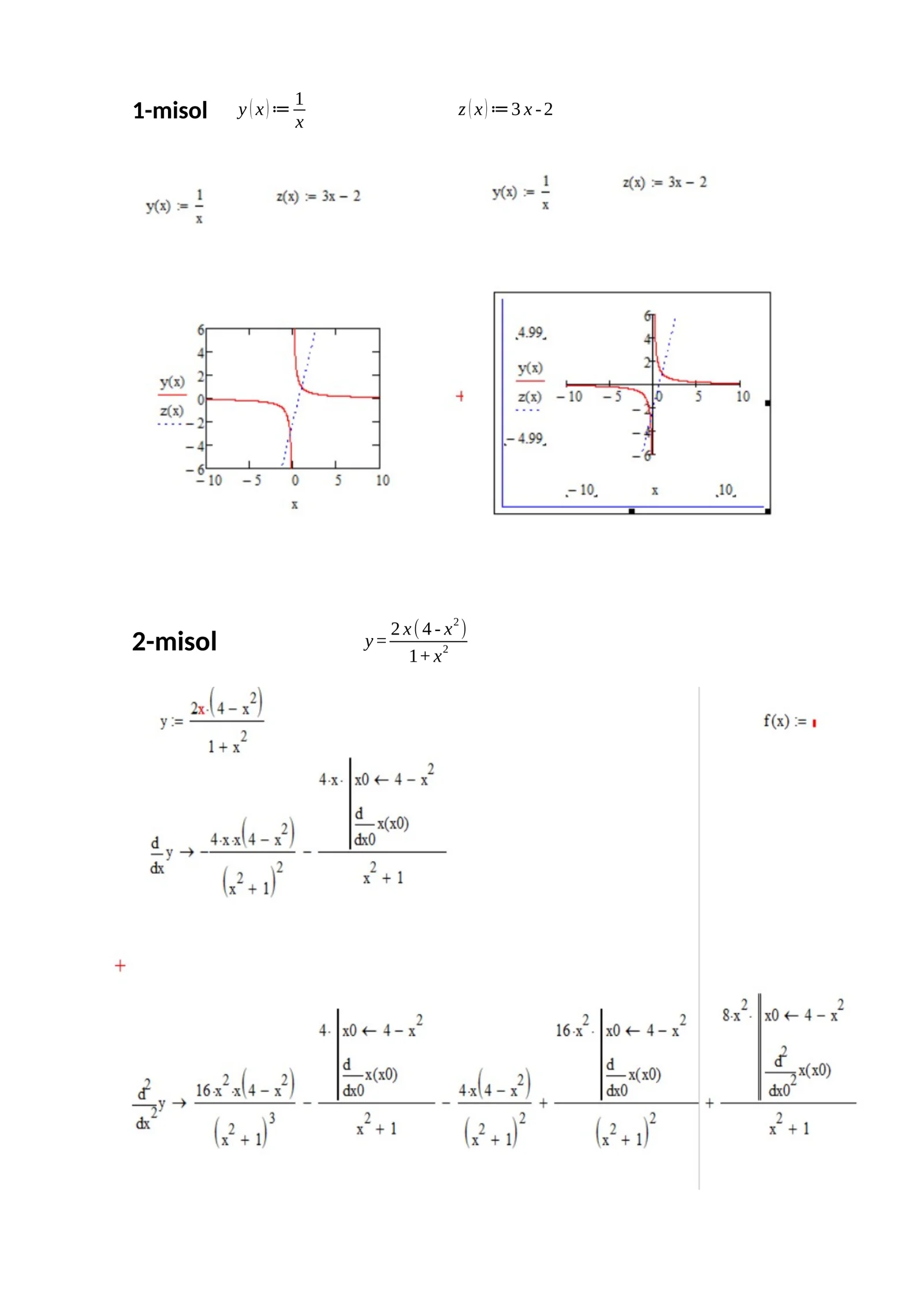 Matritsa bo‘yicha 50 ta misol.
