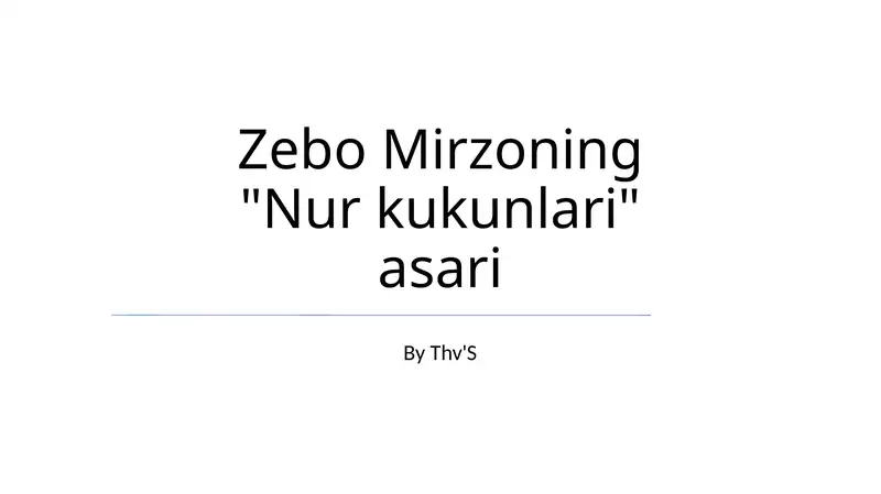 Nur kukunlari