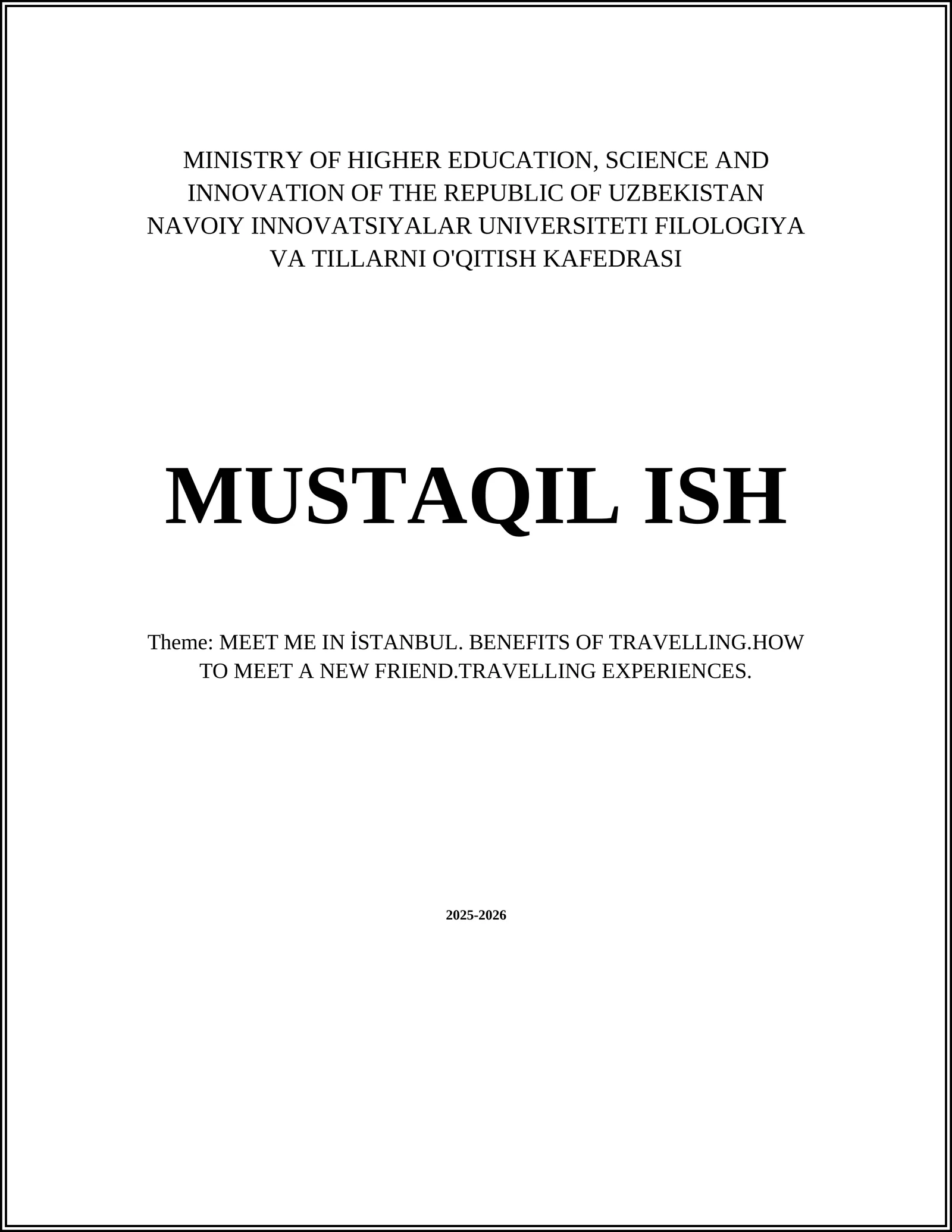 MEET ME IN İSTANBUL