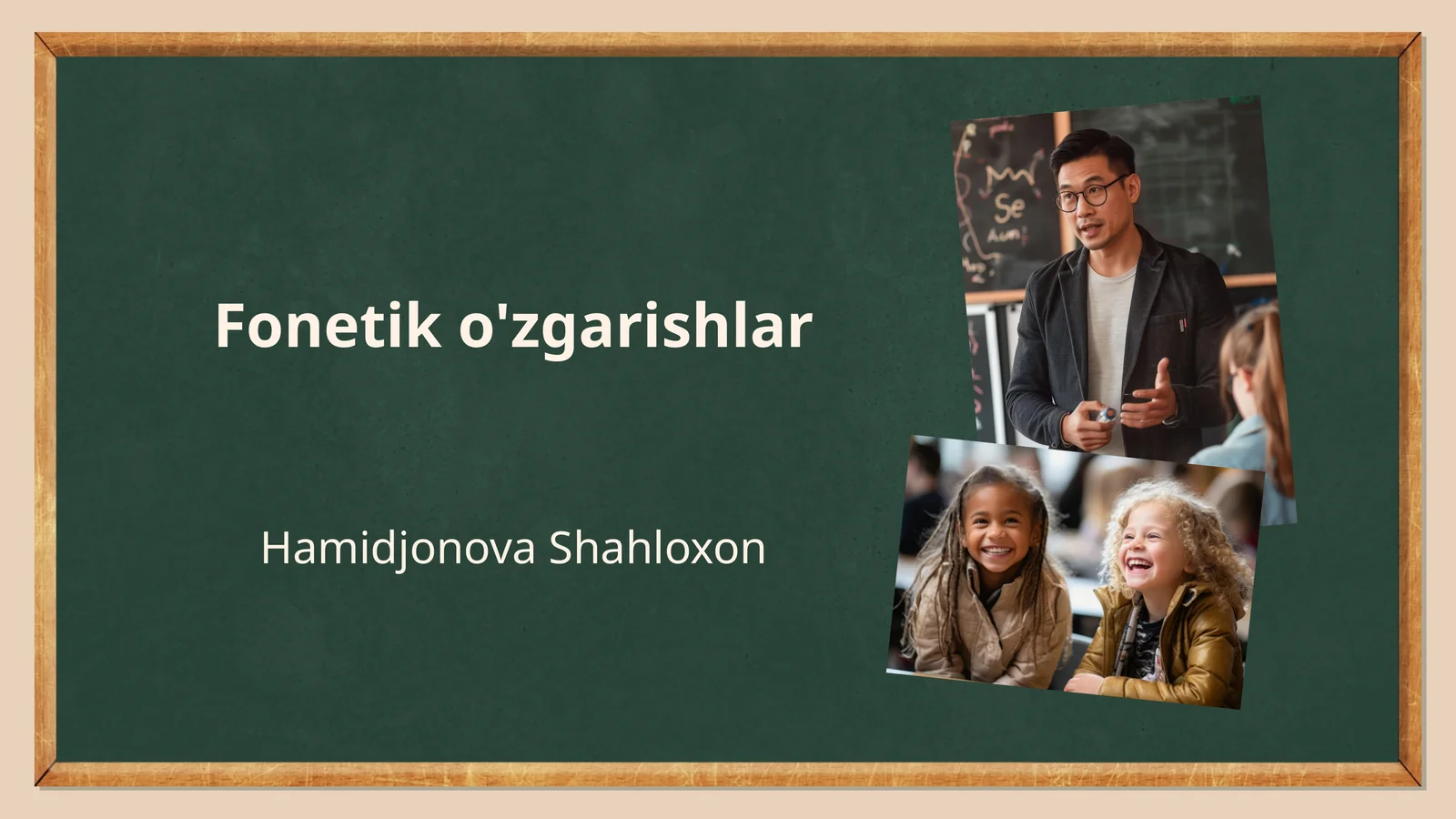 Fonetik o'zgarishlar