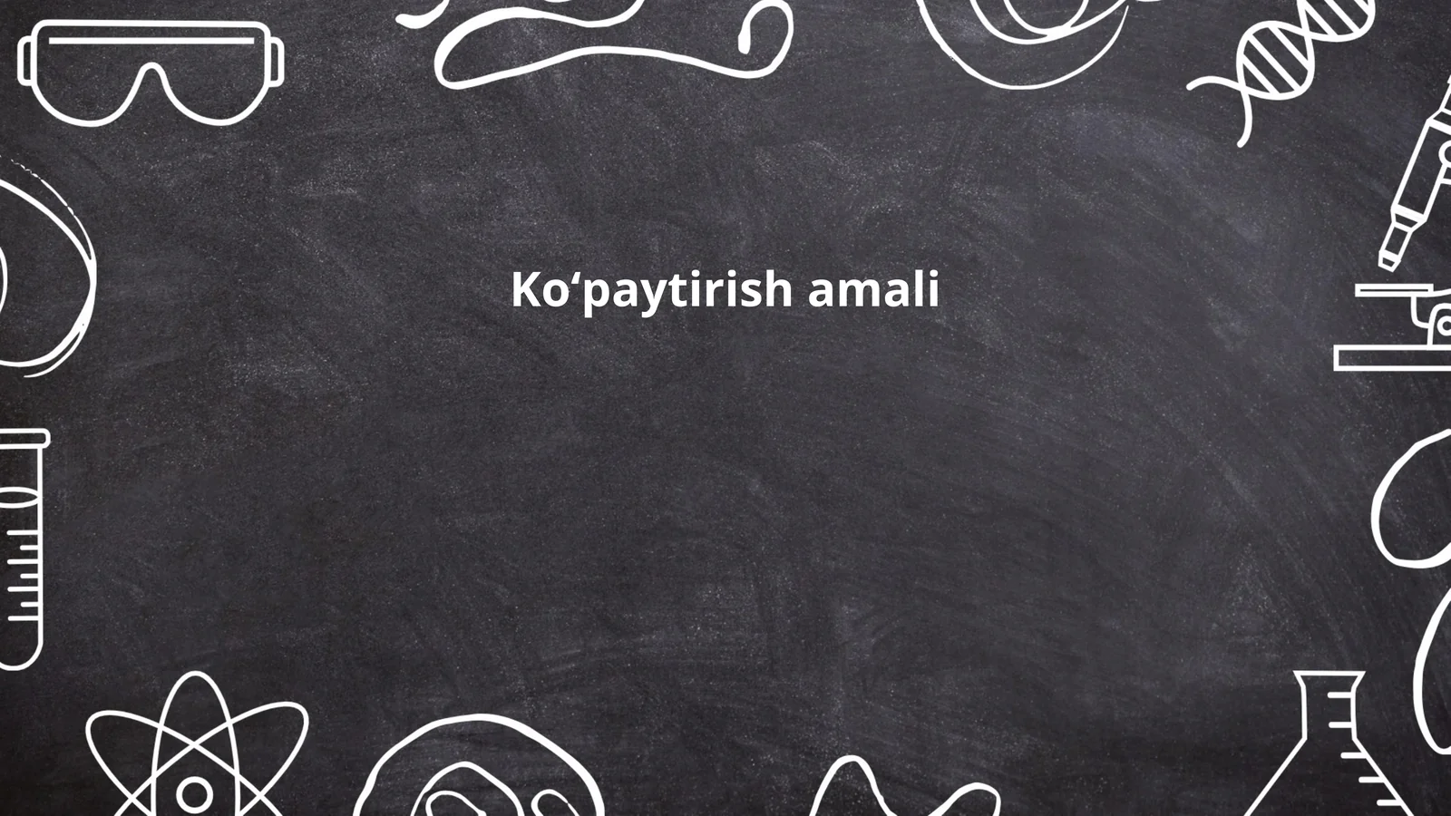Koʻpaytirish jadvali