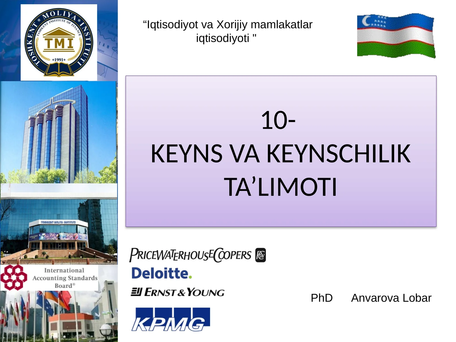 10-KEYNS VA KEYNSCHILIK TA’LIMOTI