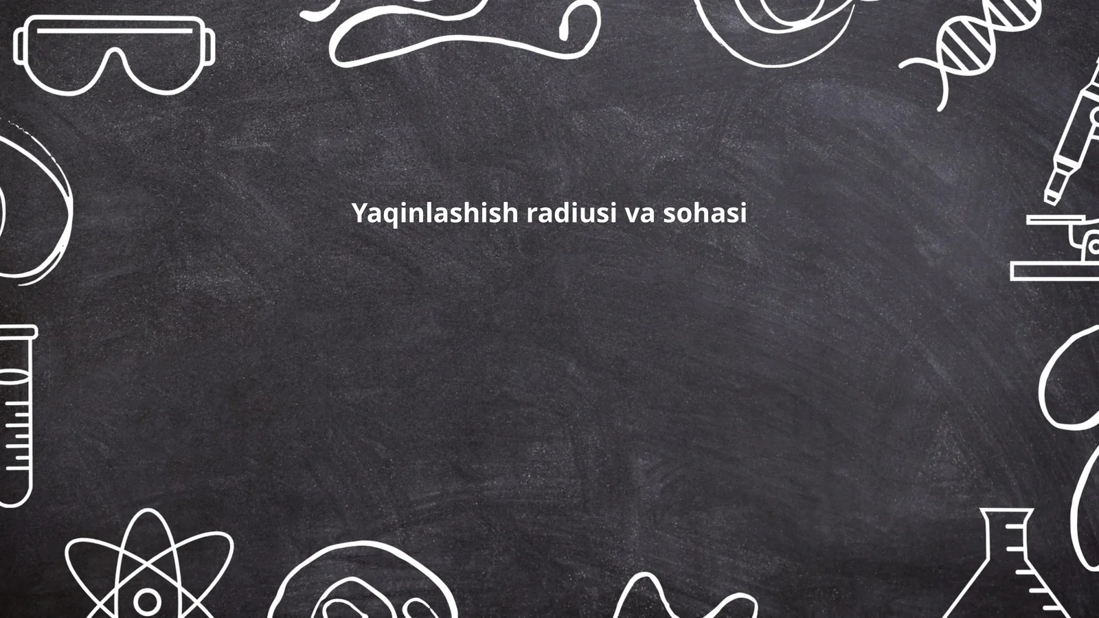 Yaqinlashish radiusi va sohasi