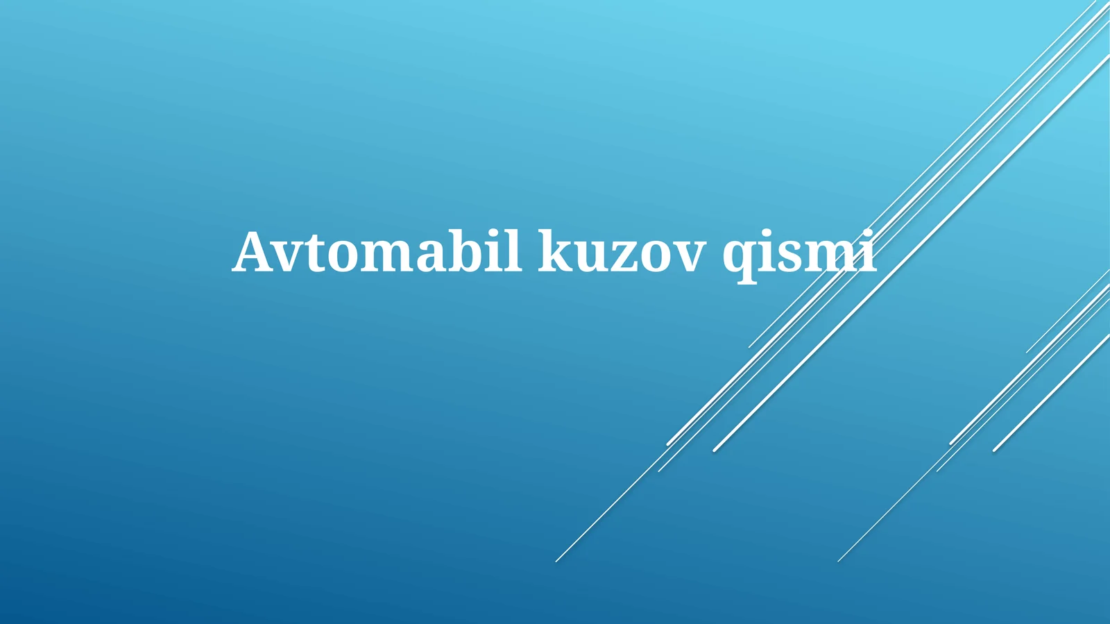 Avtomobilkuzovqismi