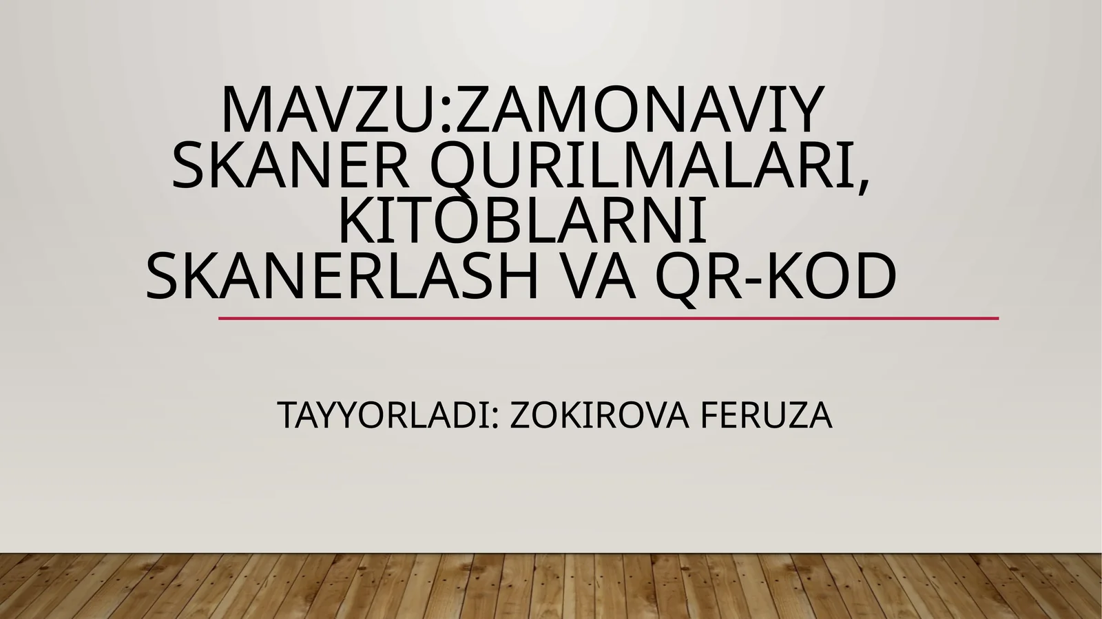 Zamonaviy skaner qurilmalari, kitoblarni skanerlash va QR-kod