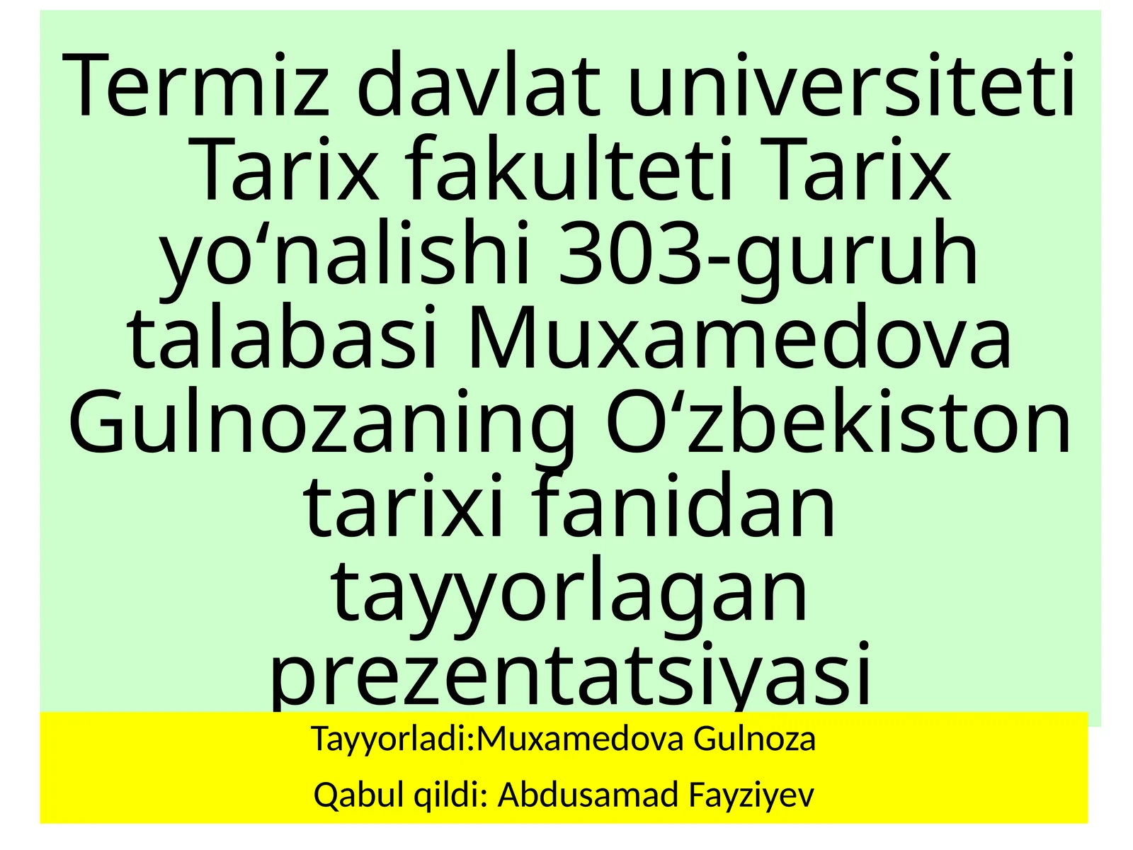 Prezentatsiya "Hujumharakativauningoqibatlari"
