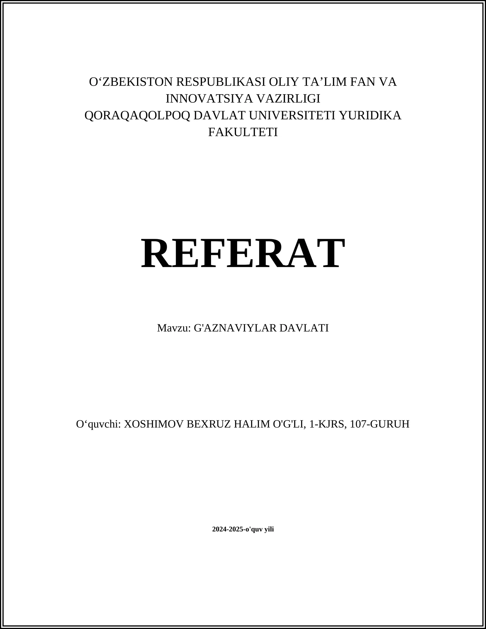 G'AZNAVIYLAR DAVLATI