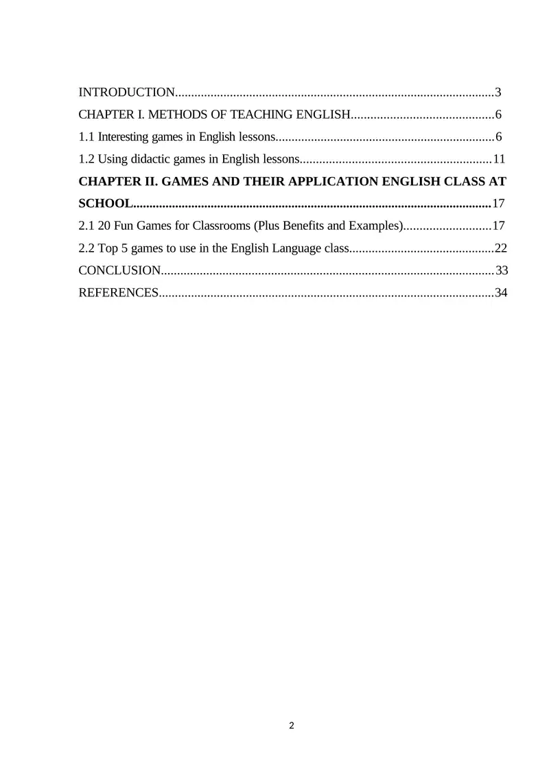 Top 5 games to use in the English Language class