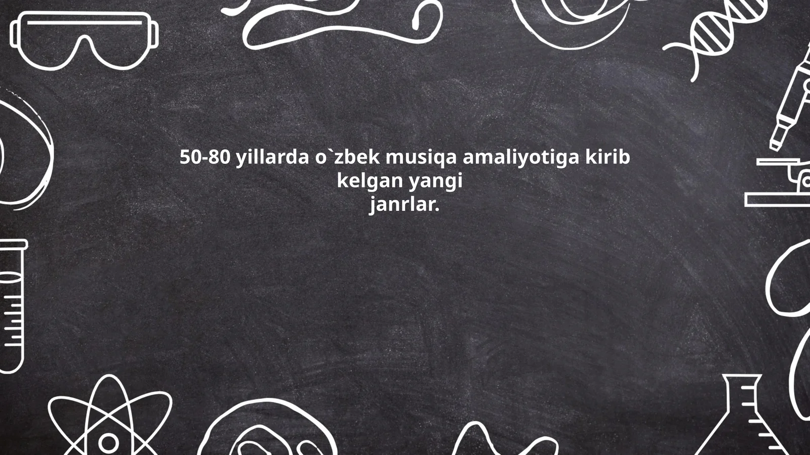 50-80 yillarda o`zbek musiqa amaliyotiga kirib kelgan yangi janrlar