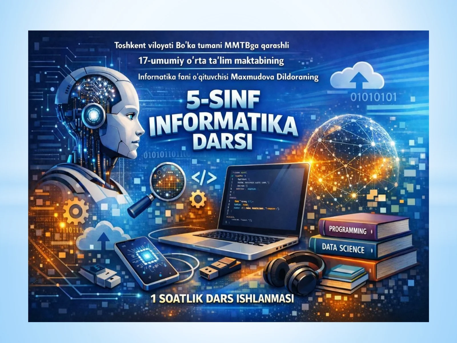 Dasturlashniboshlash.Robotnilabirintbo‘ylabharakatlantirish