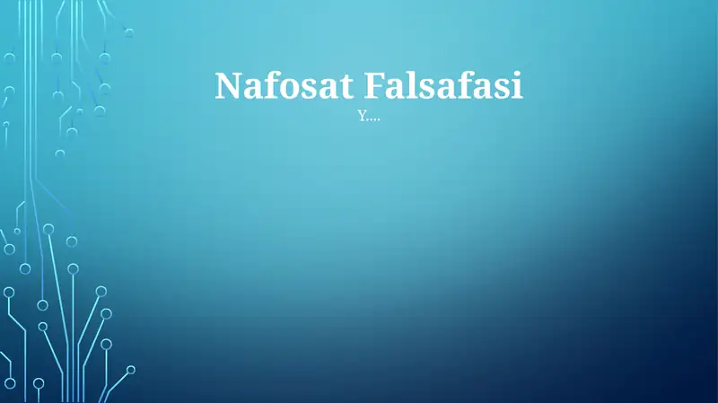 Nafosat Falsafasi