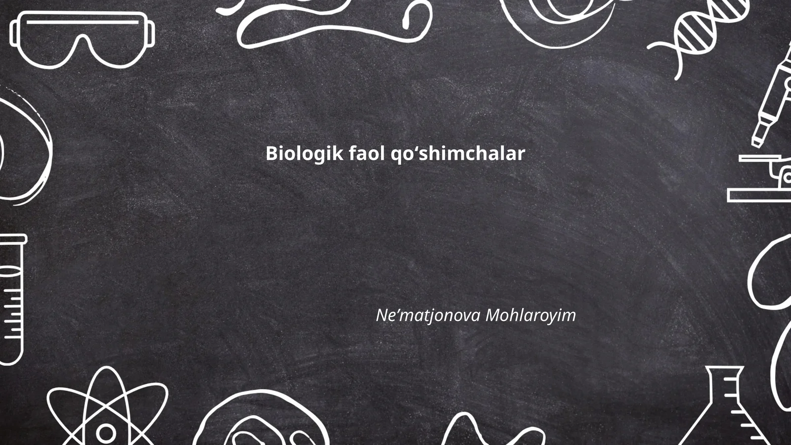 Biologik faol qoʻshimchalar