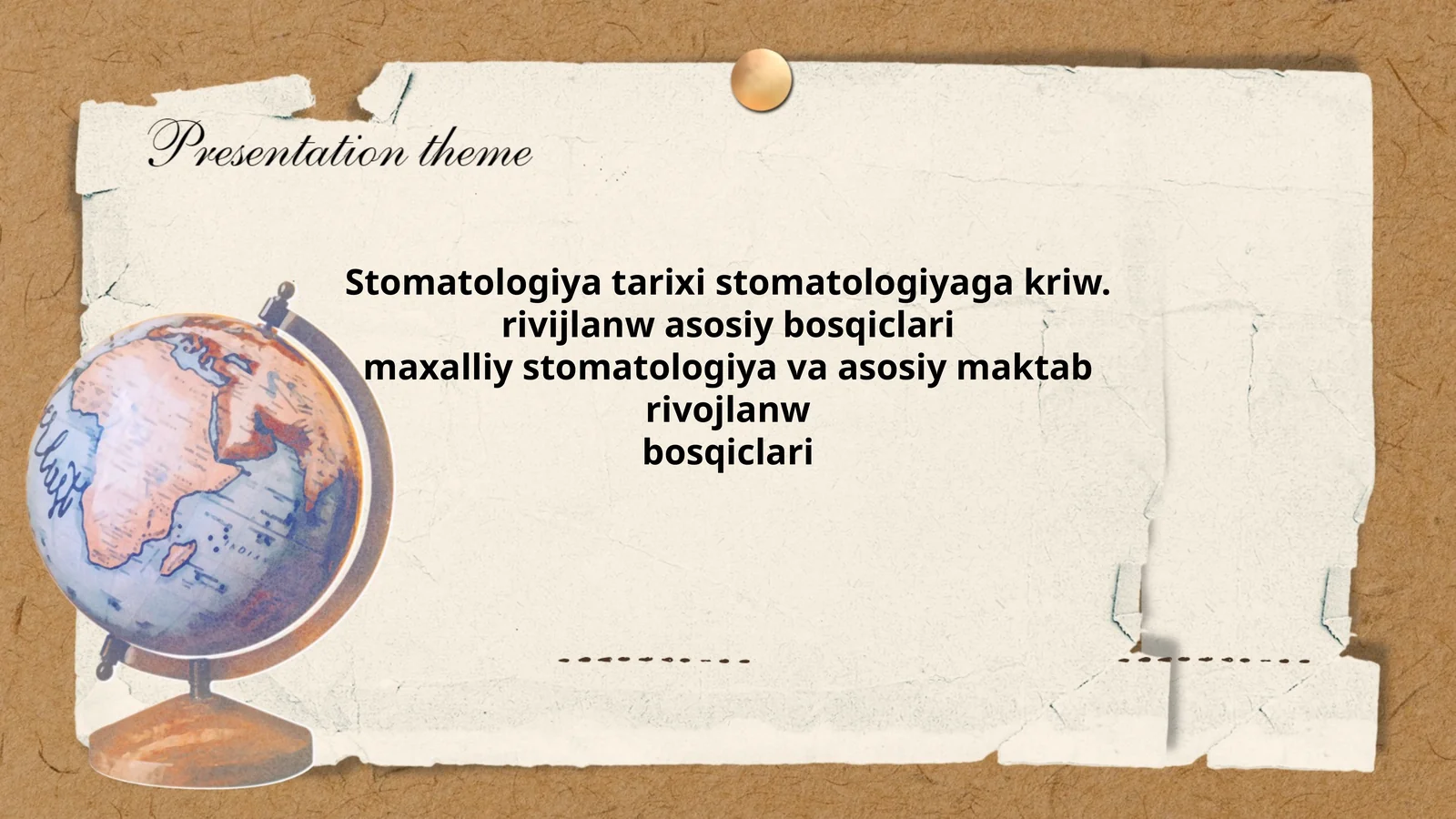 Stomatologiya tarixi