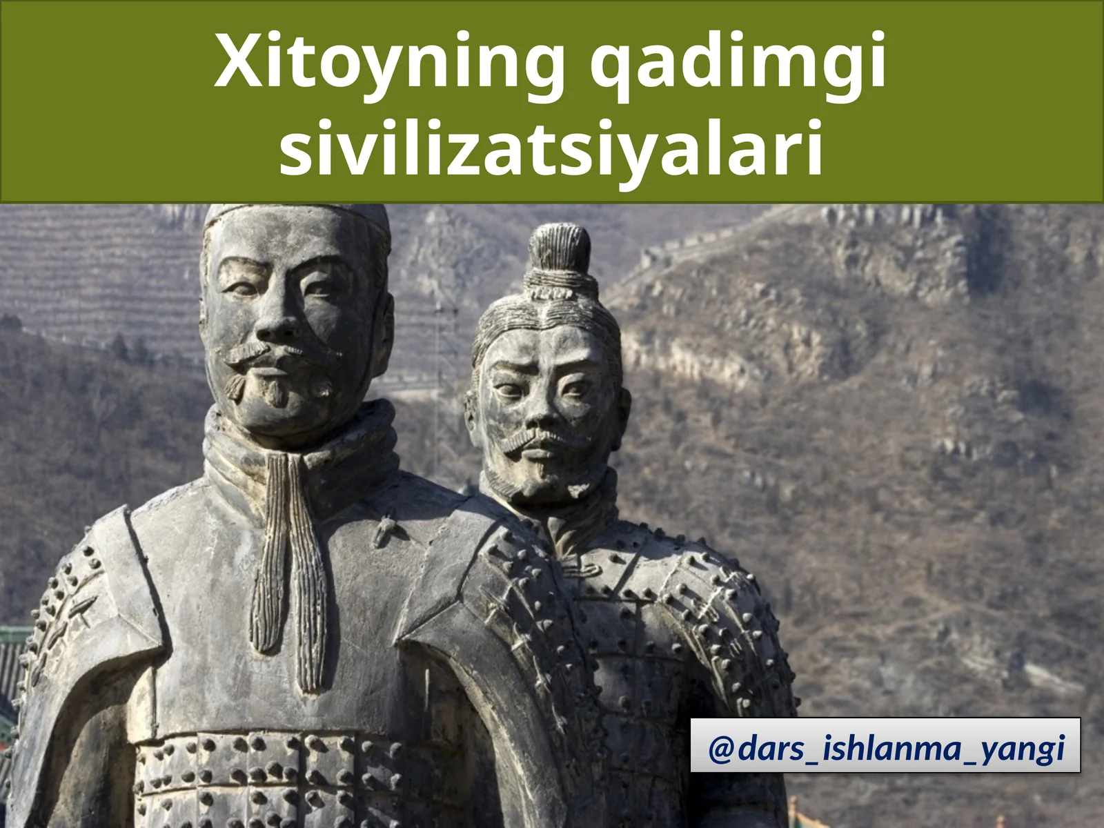 Xitoyning qadimgi civilizatsiyalari