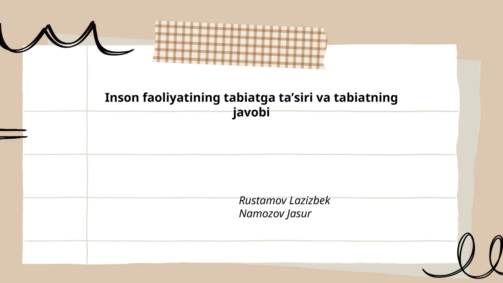 Atmosfera ifloslanishi va oqibatlari