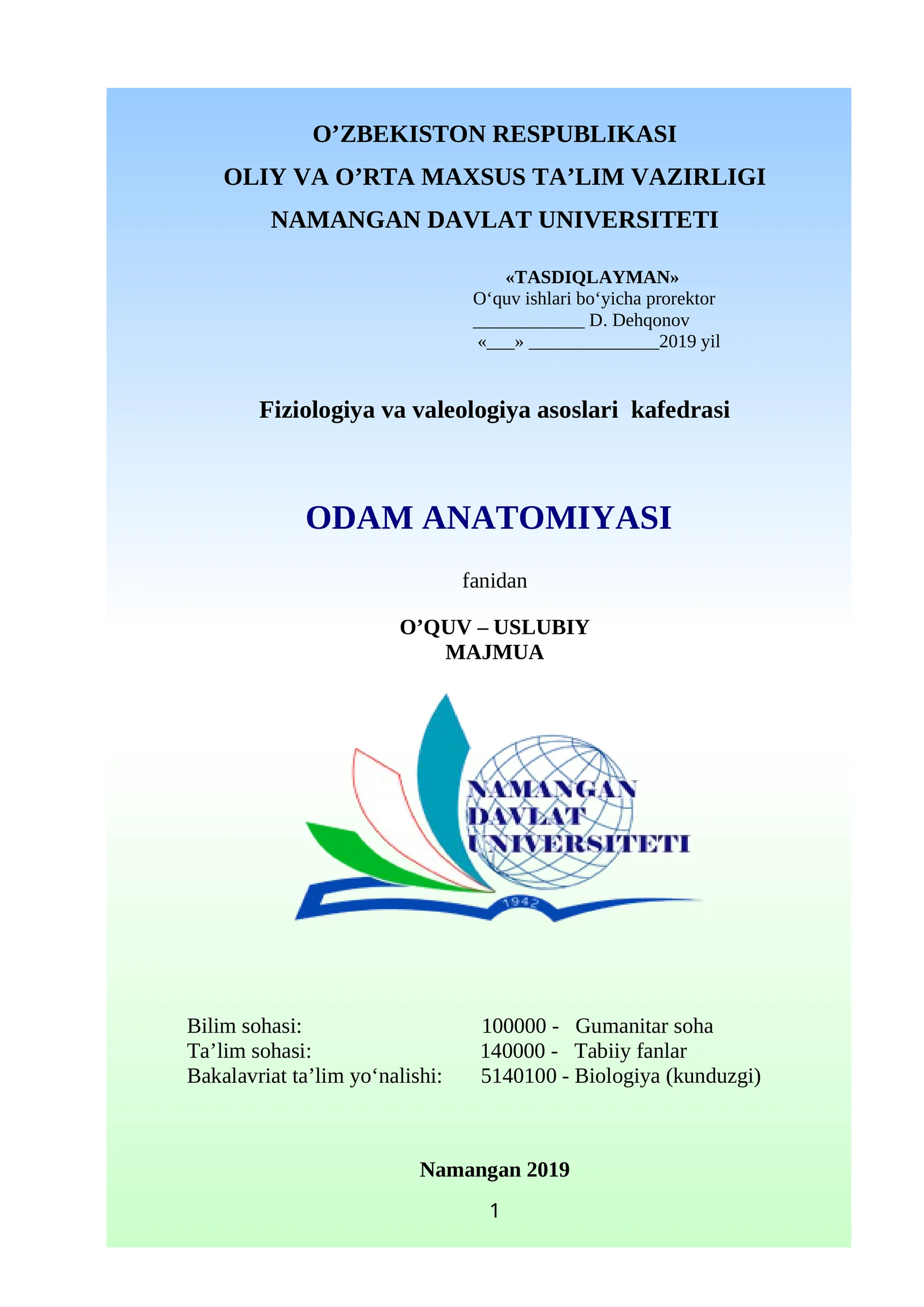 ODAM ANATOMIYASI