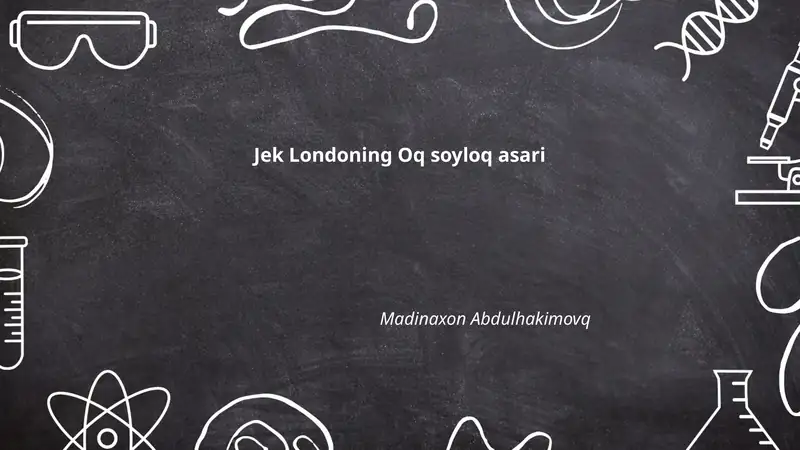 Jek Londoning Oq soyloq asari