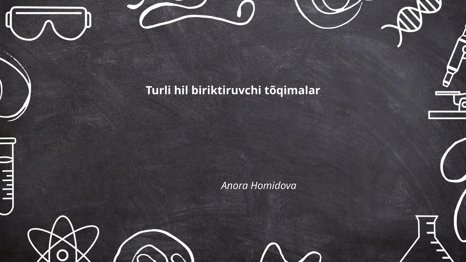 Turli hil biriktiruvchi tõqimalar