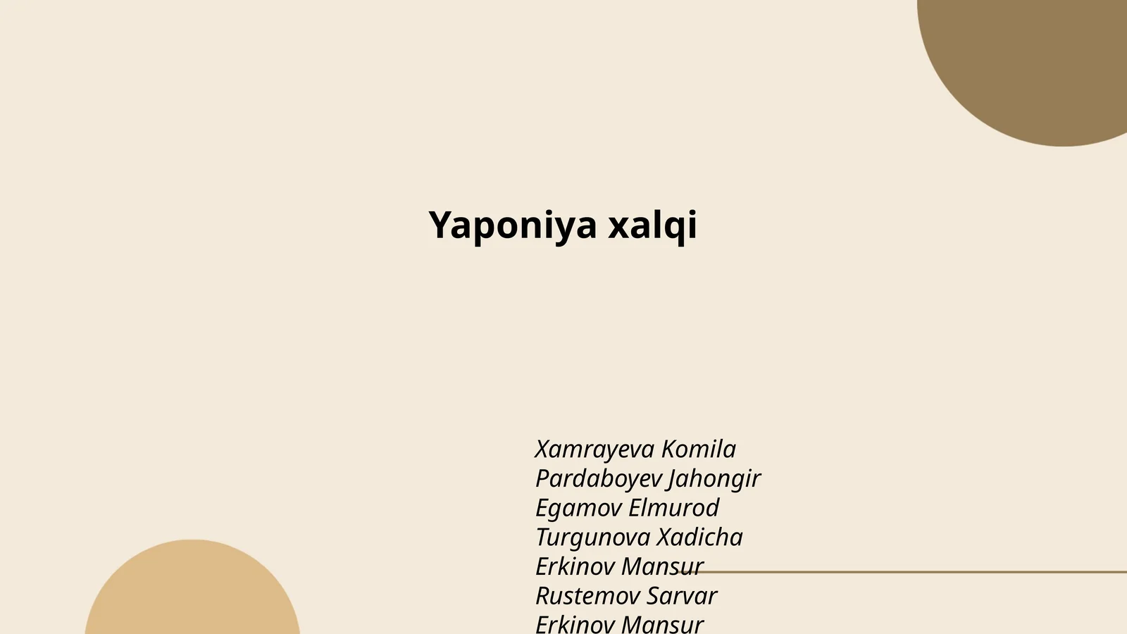 Yaponiya xalqining tarixi