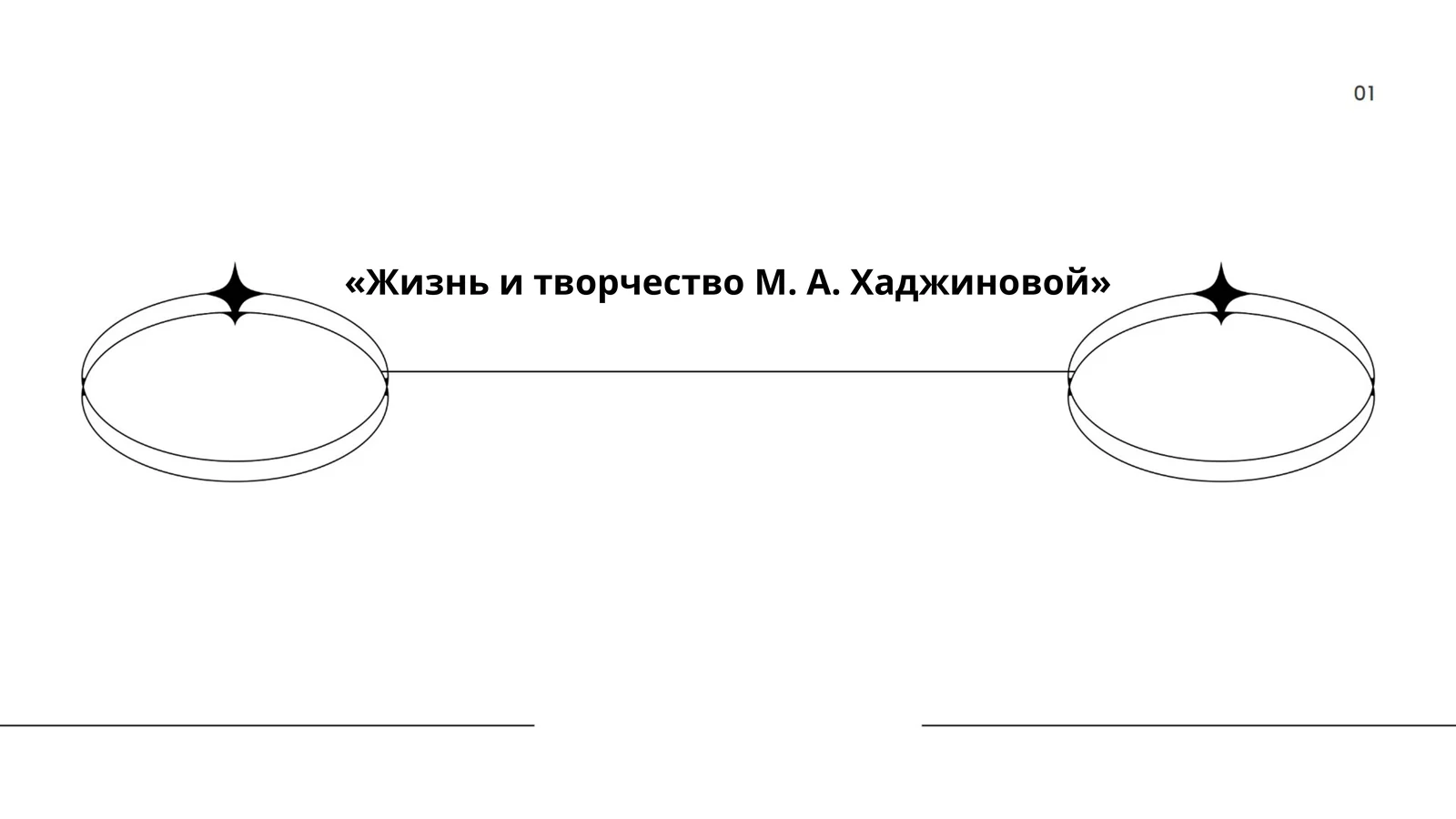 Жизнь и творчество М. А. Хаджиновой