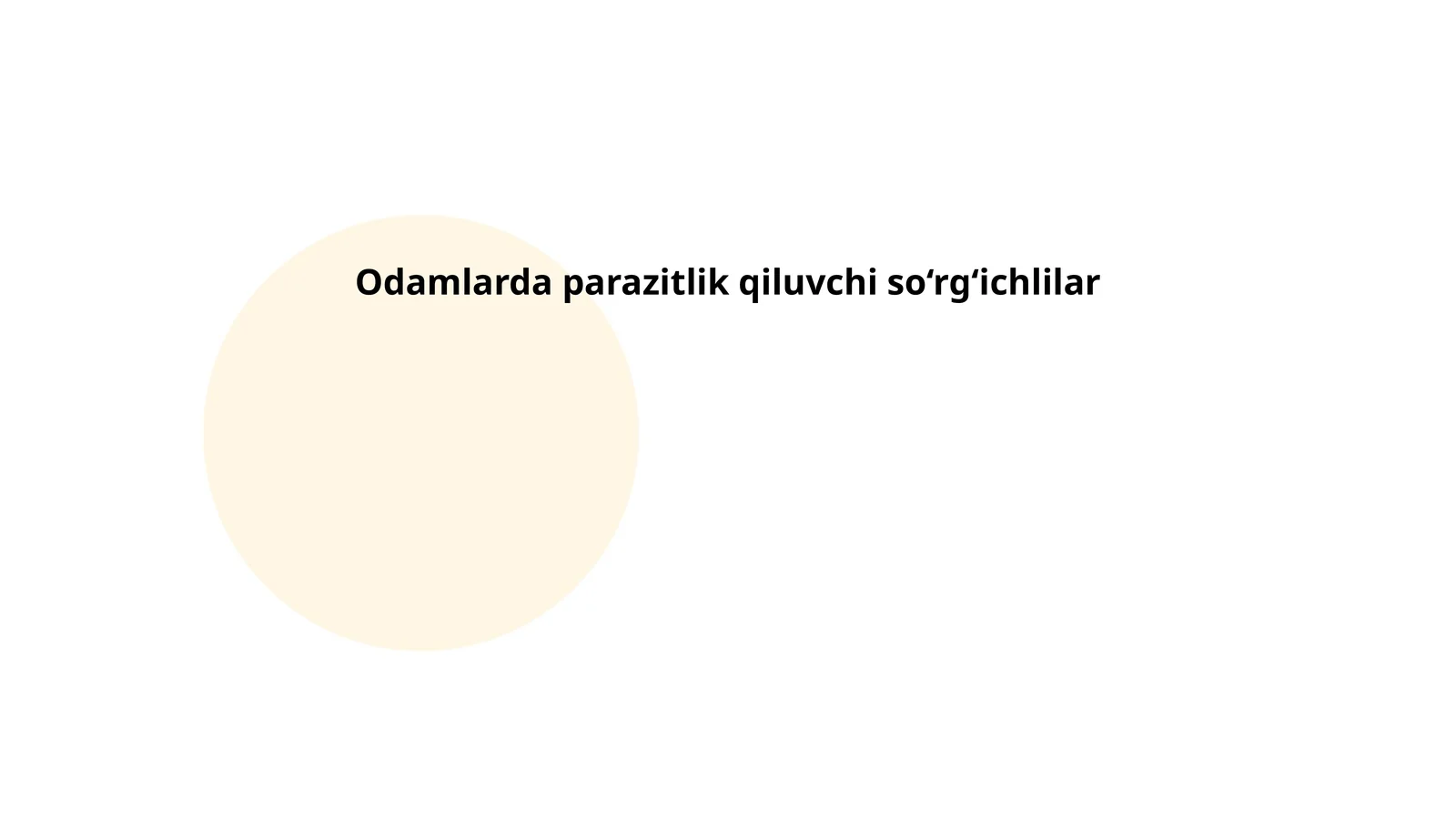 So‘rg‘ichlilar biologiyasi
