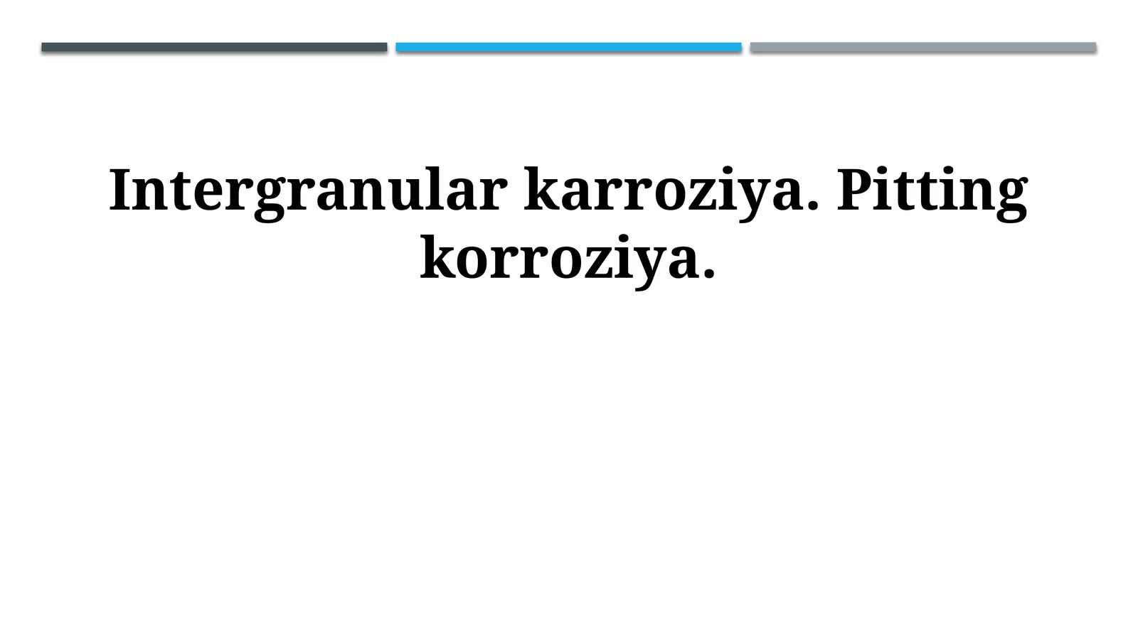 Donadoraro Korroziyasi