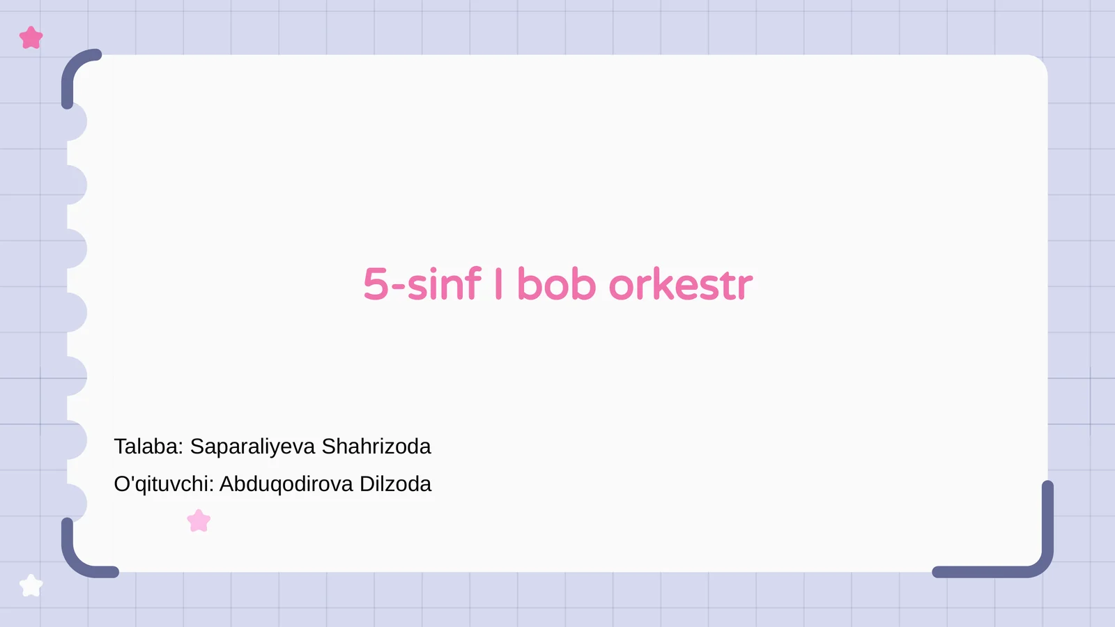 I bob orkestr