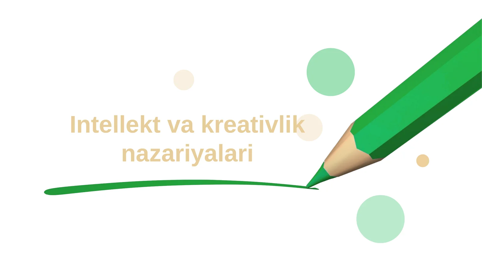 Intellekt va kreativlik nazariyalari