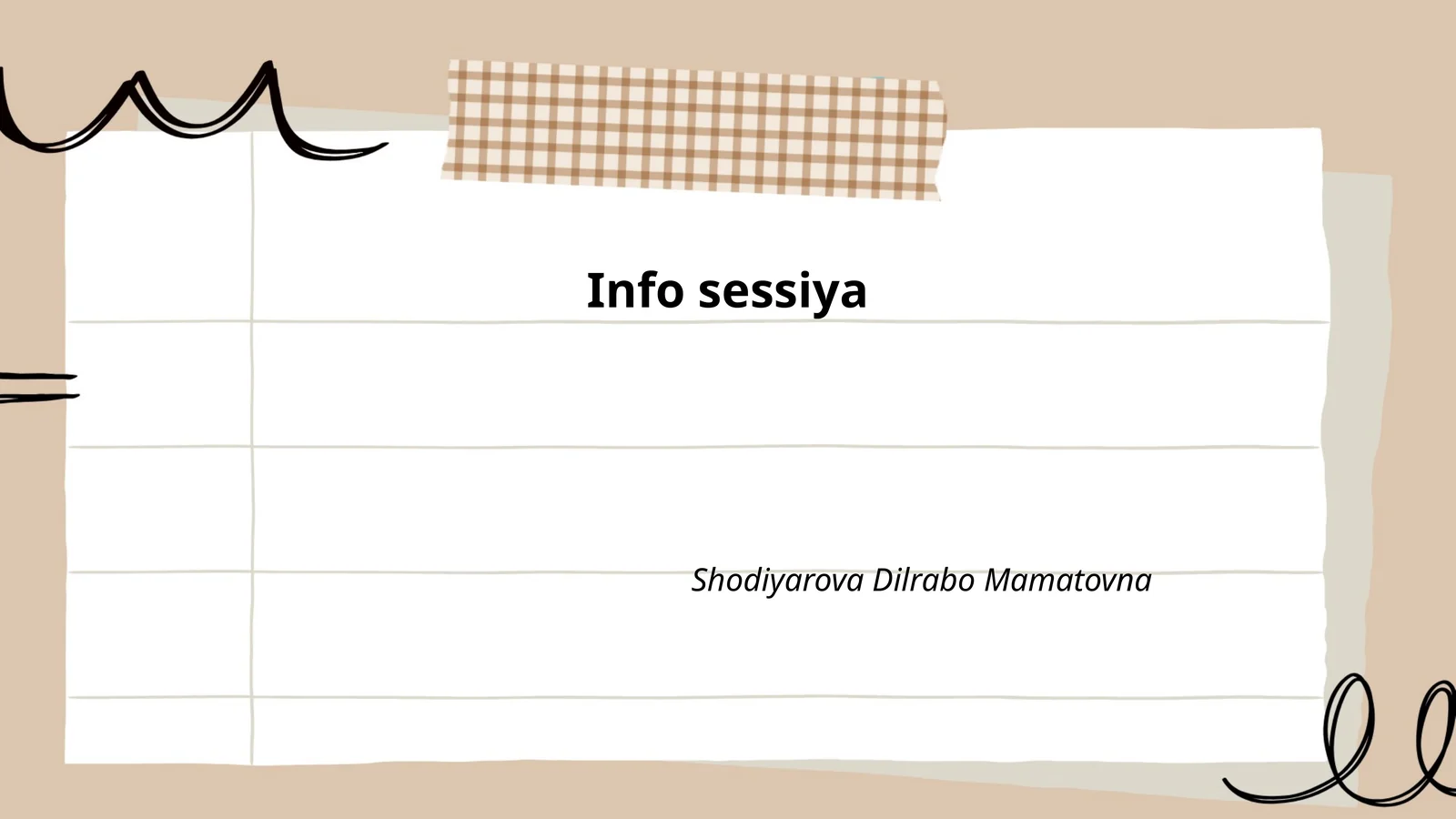 Info sessiya