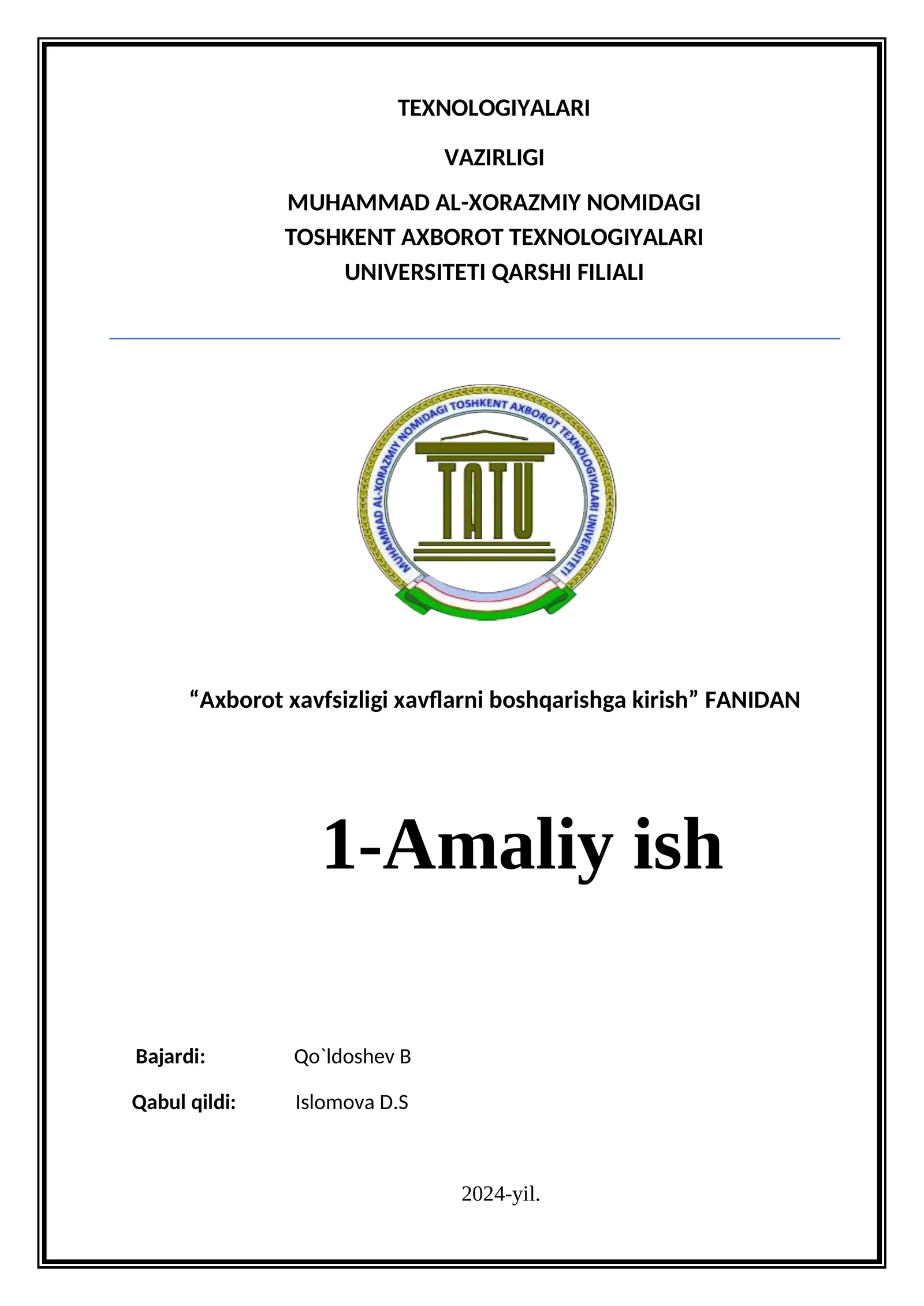 Telegram dasturiy taminotidagi risklar