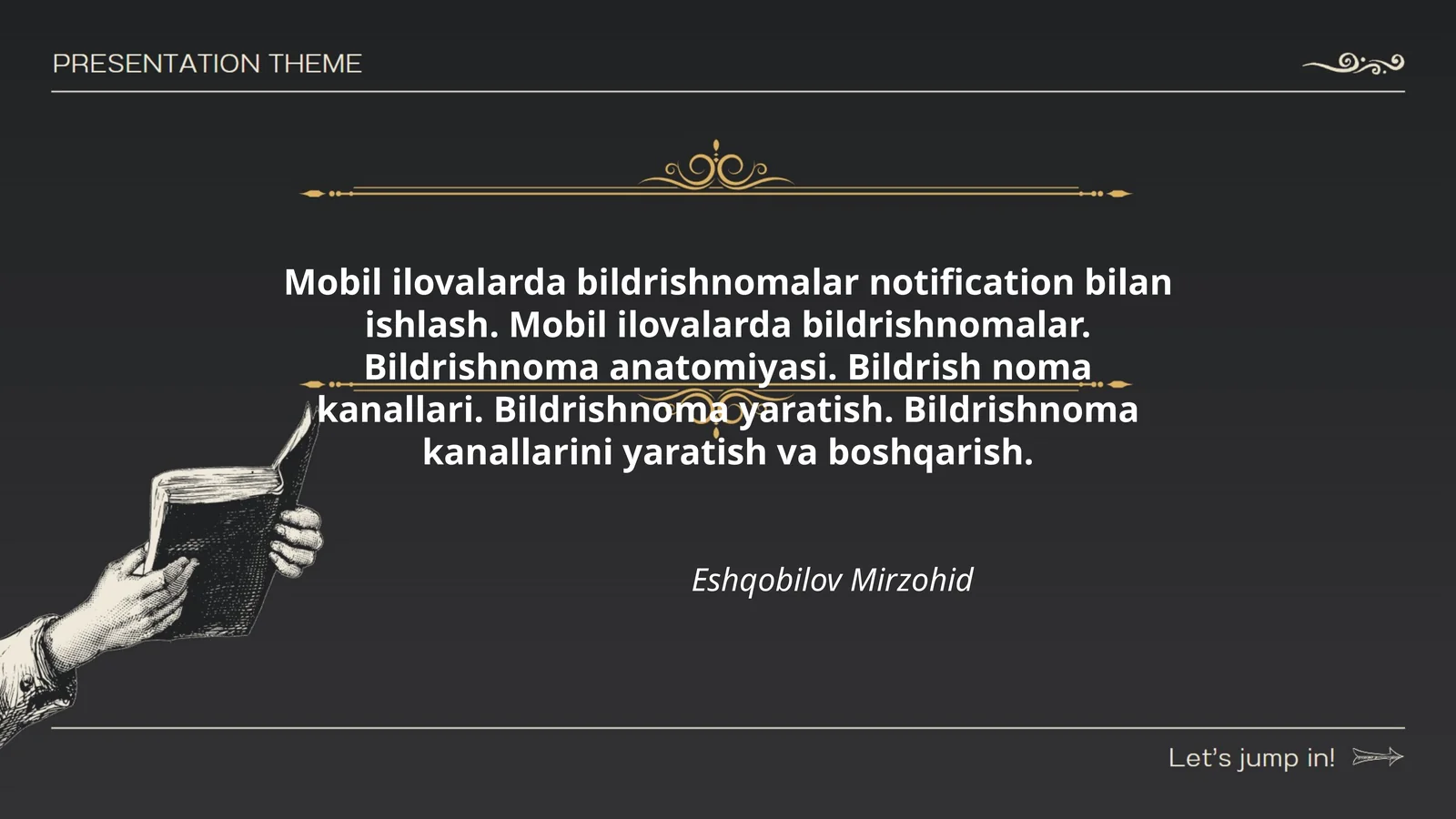 Mobil ilovalarda bildrishnomalar