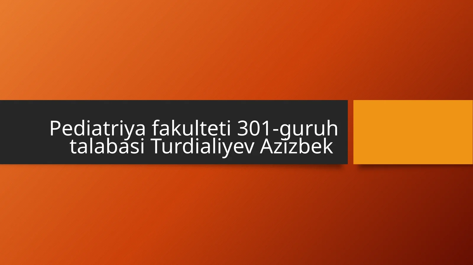 Obliteratsiyalovchi Tomir Kasalliklari
