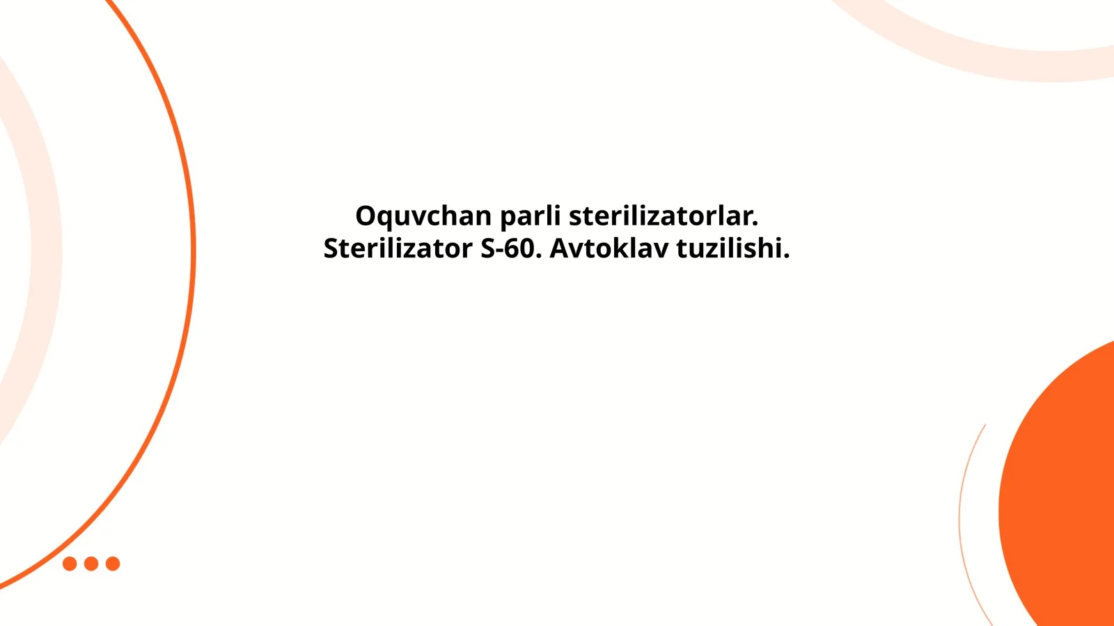 O‘quvchan parli sterilizatorlar