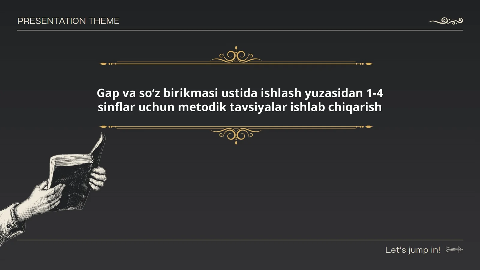 Gap va soʻz birikmasi ustida ishlash yuzasidan 1-4 sinflar uchun metodik tavsiyalar ishlab chiqarish