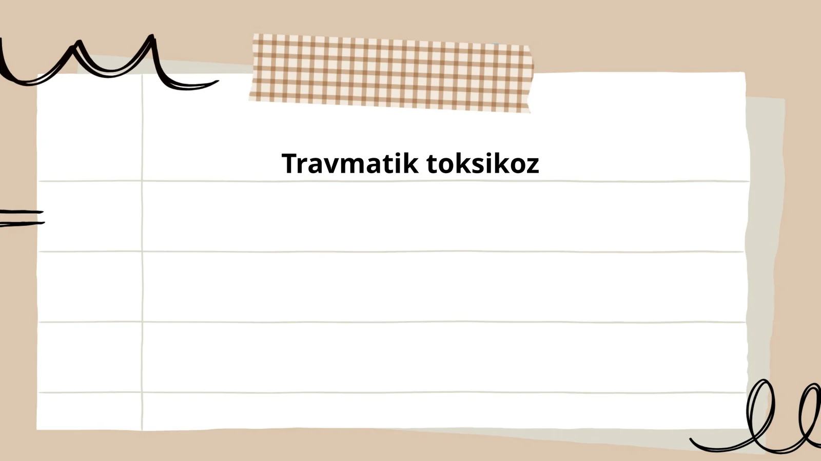 Travmatik toksikoz
