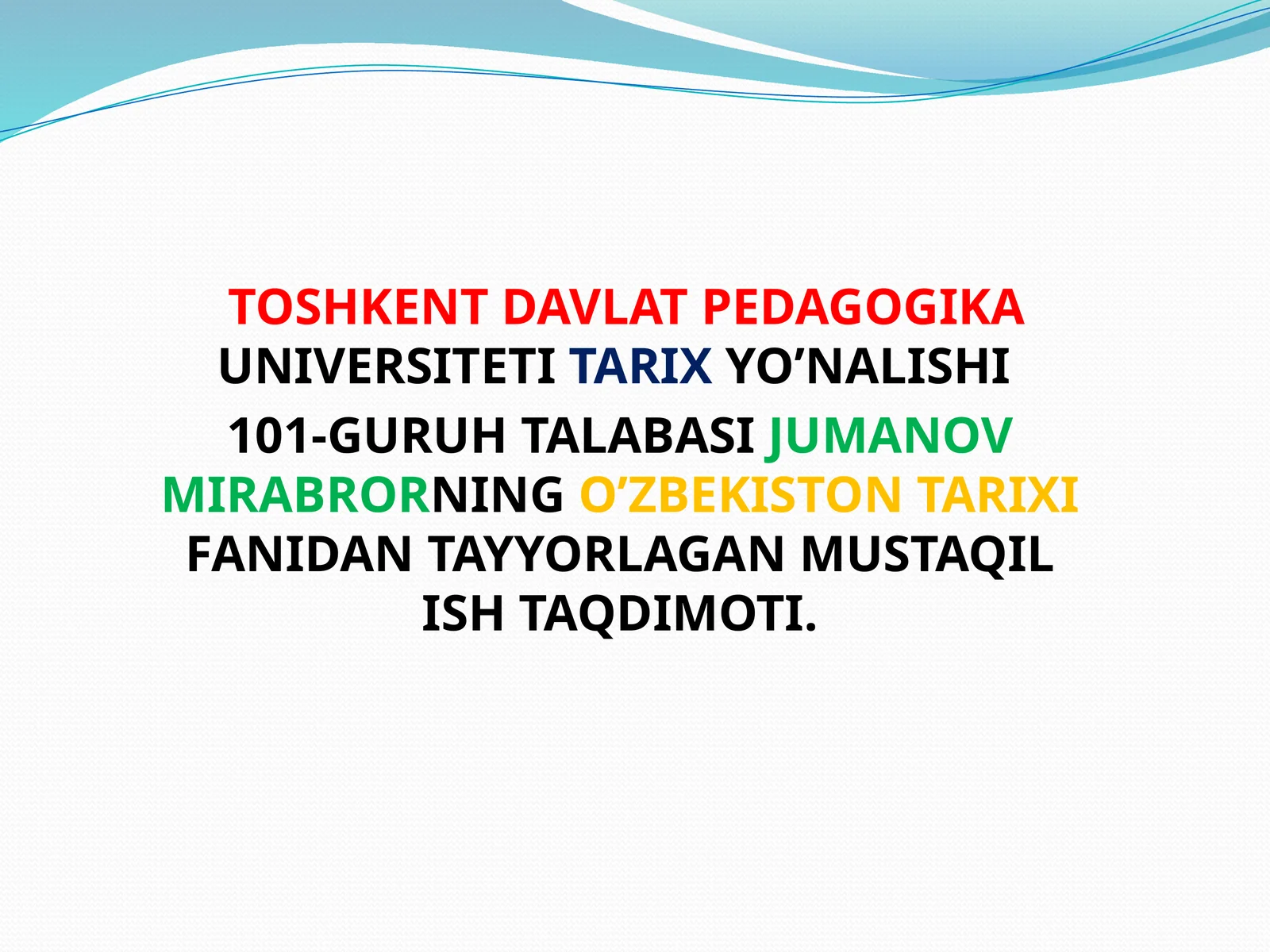 MO’G’ULLAR HUJUMI ARAFASIDA XORAZMSHOHLAR DAVLATIDAGI VAZIYAT
