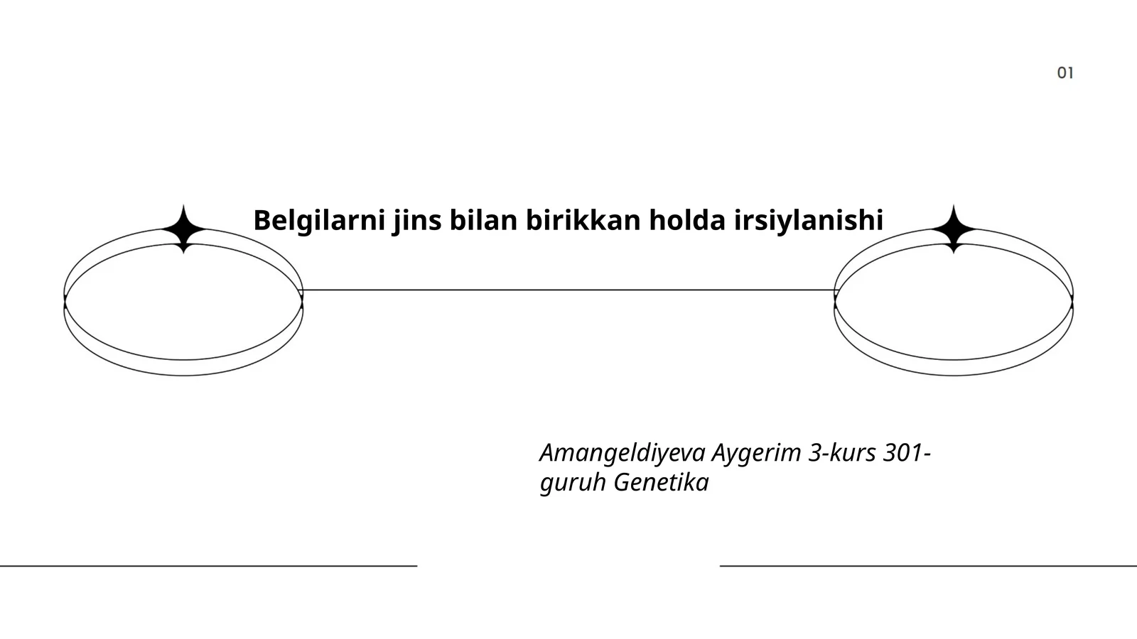 Belgilar jinsiy xromosomalar bilan bog‘liqligi
