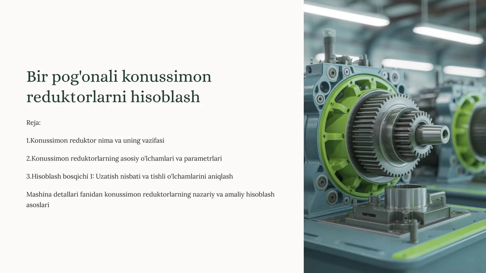 Konussimon Reduktorlar